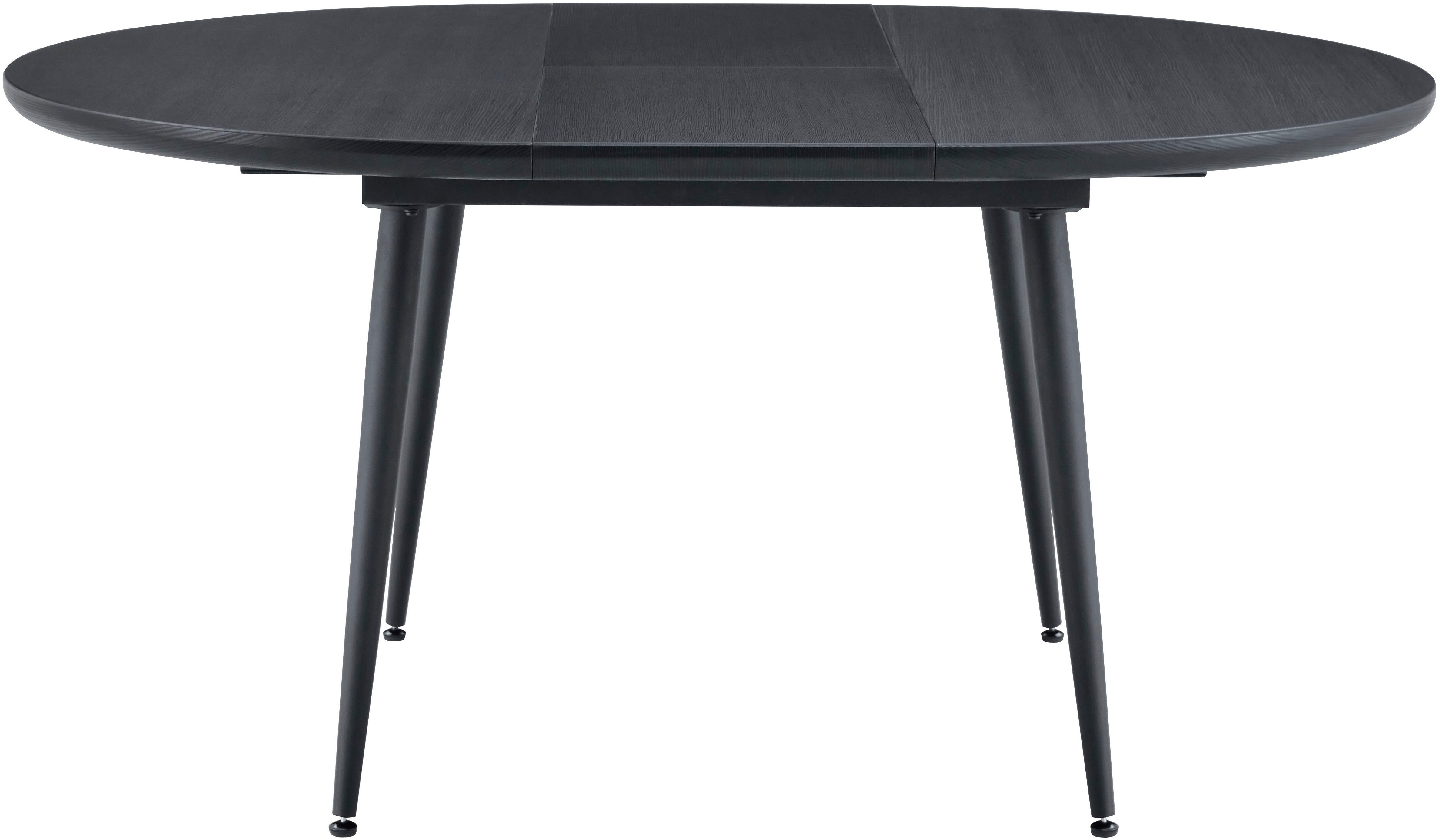 Duo Collection Esstisch Ausziehtisch Frida (1-St), 1,20m - 1,60m, Wildeichenoptik, stabiles Metallgestell, bis 100 kg