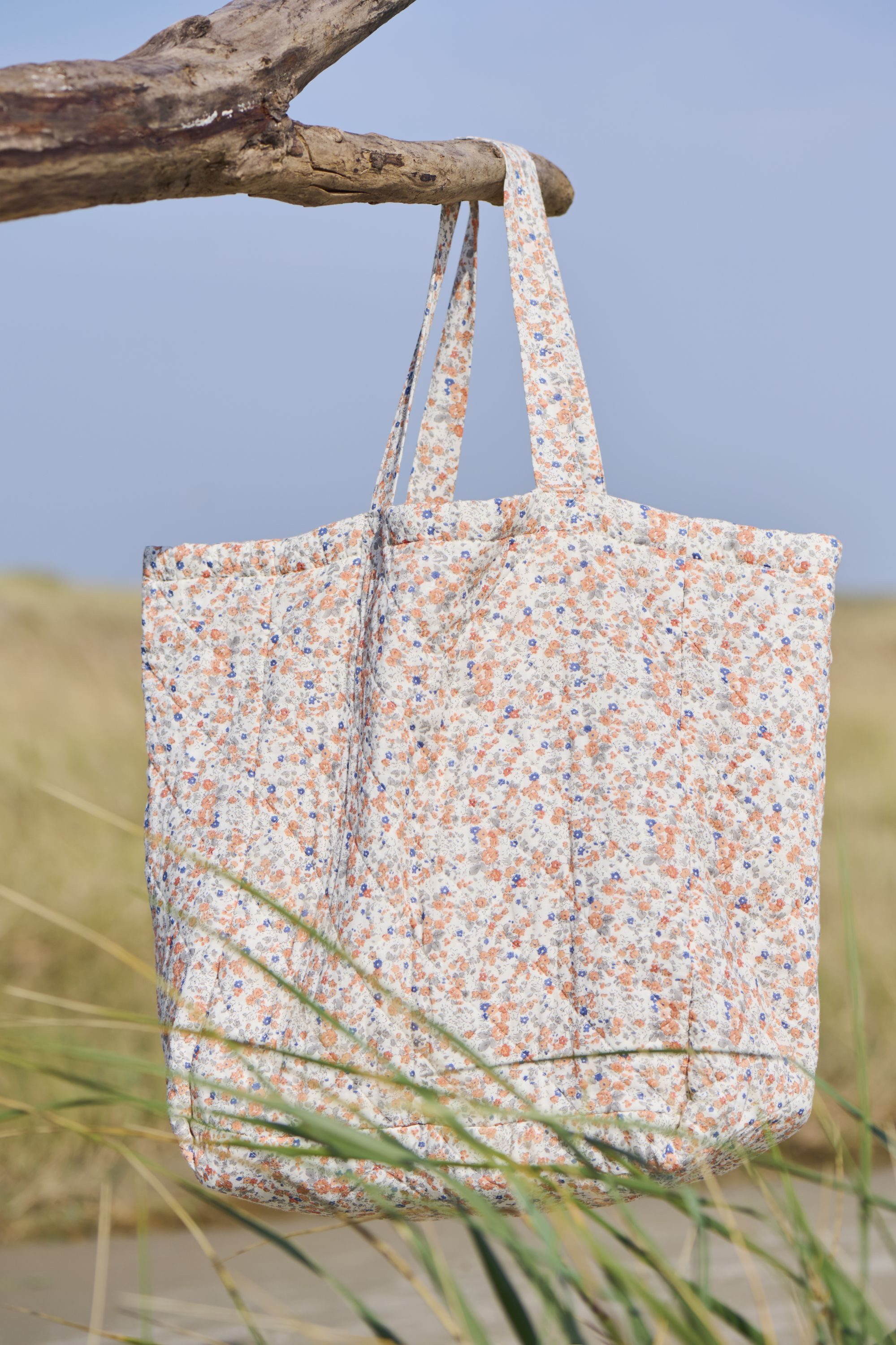 Ib Laursen Shopper Ib Laursen - Tasche Strandtasche Einkaufstasche Wattiert Blumen