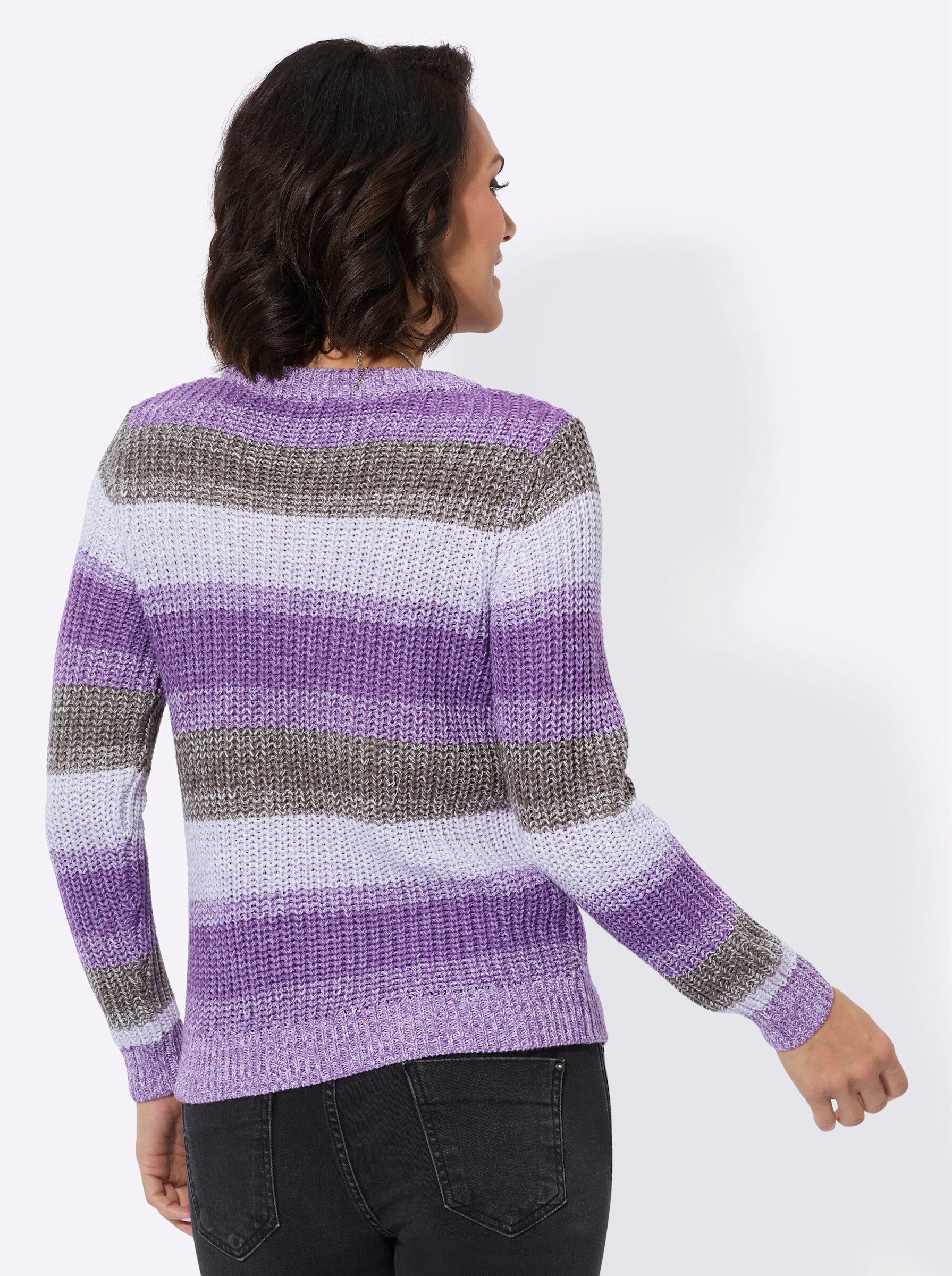 Witt Strickpullover Langarm-Pullover Langarm Rippoptik günstig online kaufen