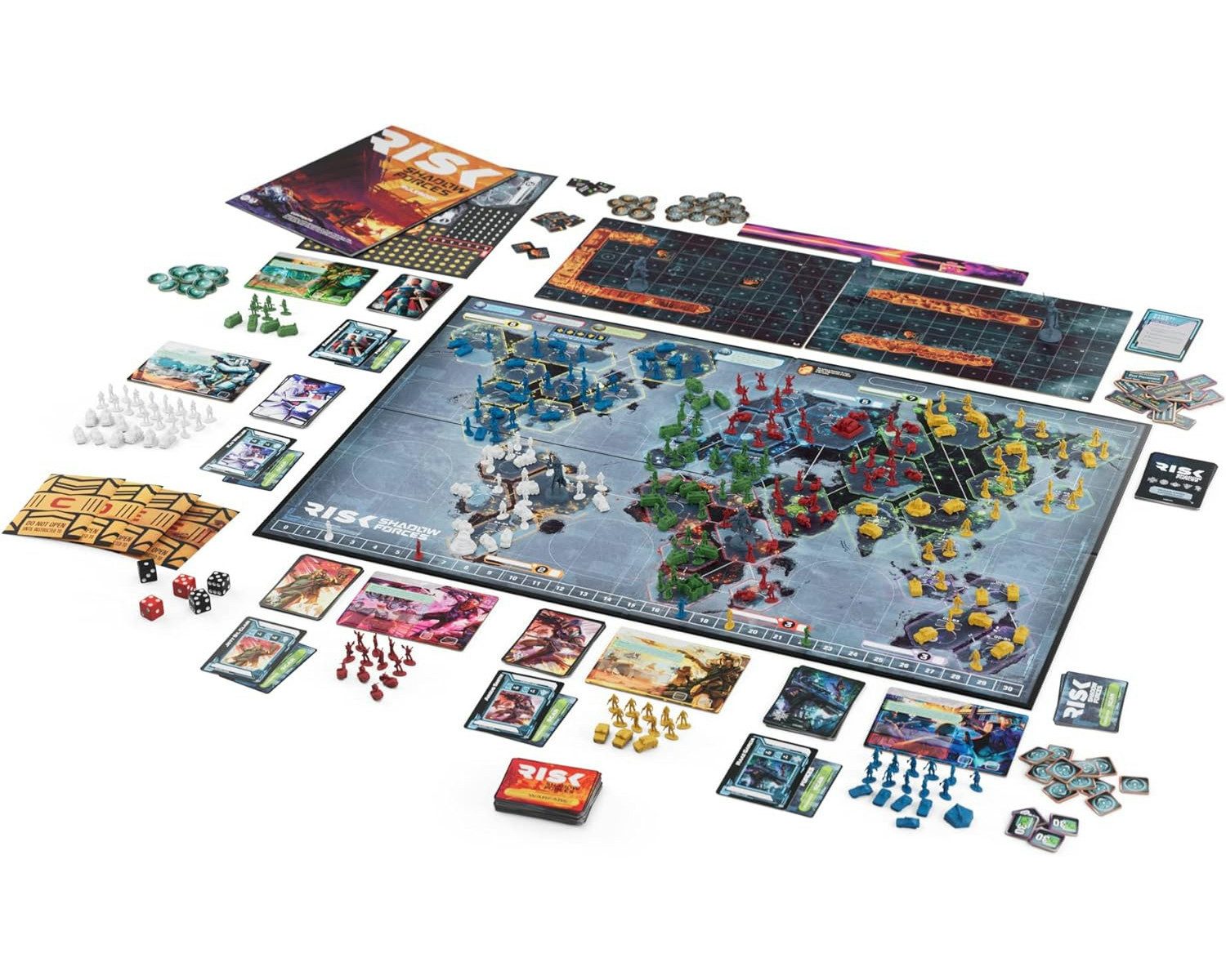 Hasbro Spiel Risiko Shadow Forces (englisch), Brettspiel, Legacy Spiel