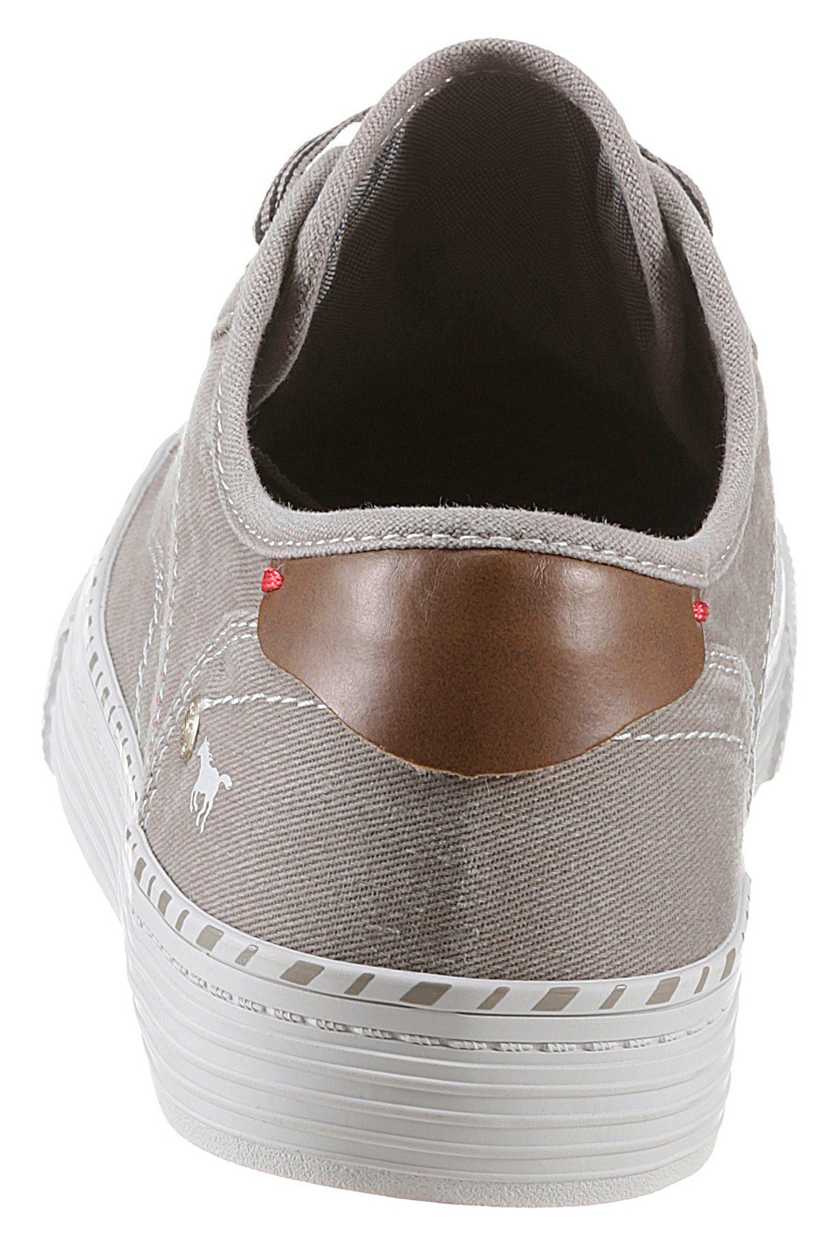 Mustang taupe 3 cm Shoes Plateausohle mit Sneaker