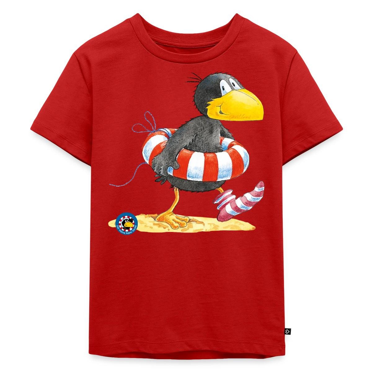 T-Shirt Der kleine Rabe Socke mit Schwimmreifen Kinder Premium T-Shirt