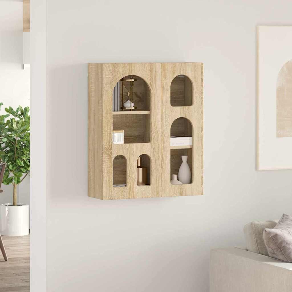 vidaXL Hängeschrank 59 x 20 x 71,5 cm Hängeschrank Sonoma-Eiche 59x20x71,5 cm Spanplatte