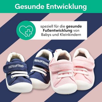 Freiluftkind Das Original – Tonto rutschfeste Kinder-Barfußschuhe Babystiefel Klettverschluss