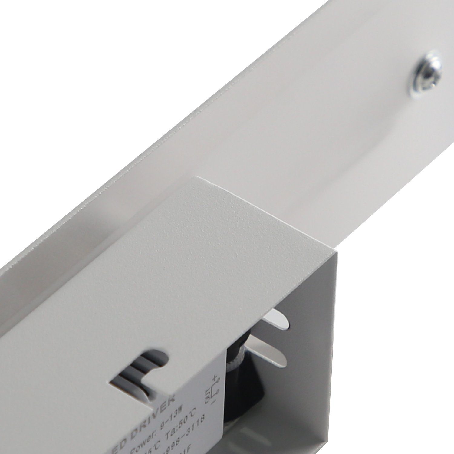 ZMH LED 30cm integriert, 60cm 100cm, Weiß warmweiß, fest weiß/schwarz innen LED 30cm Wandlampe Wandleuchte