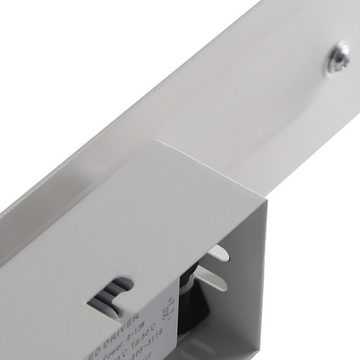 ZMH LED Wandleuchte Wandlampe innen weiß/schwarz 30cm 60cm 100cm, LED fest integriert, warmweiß, 30cm Weiß