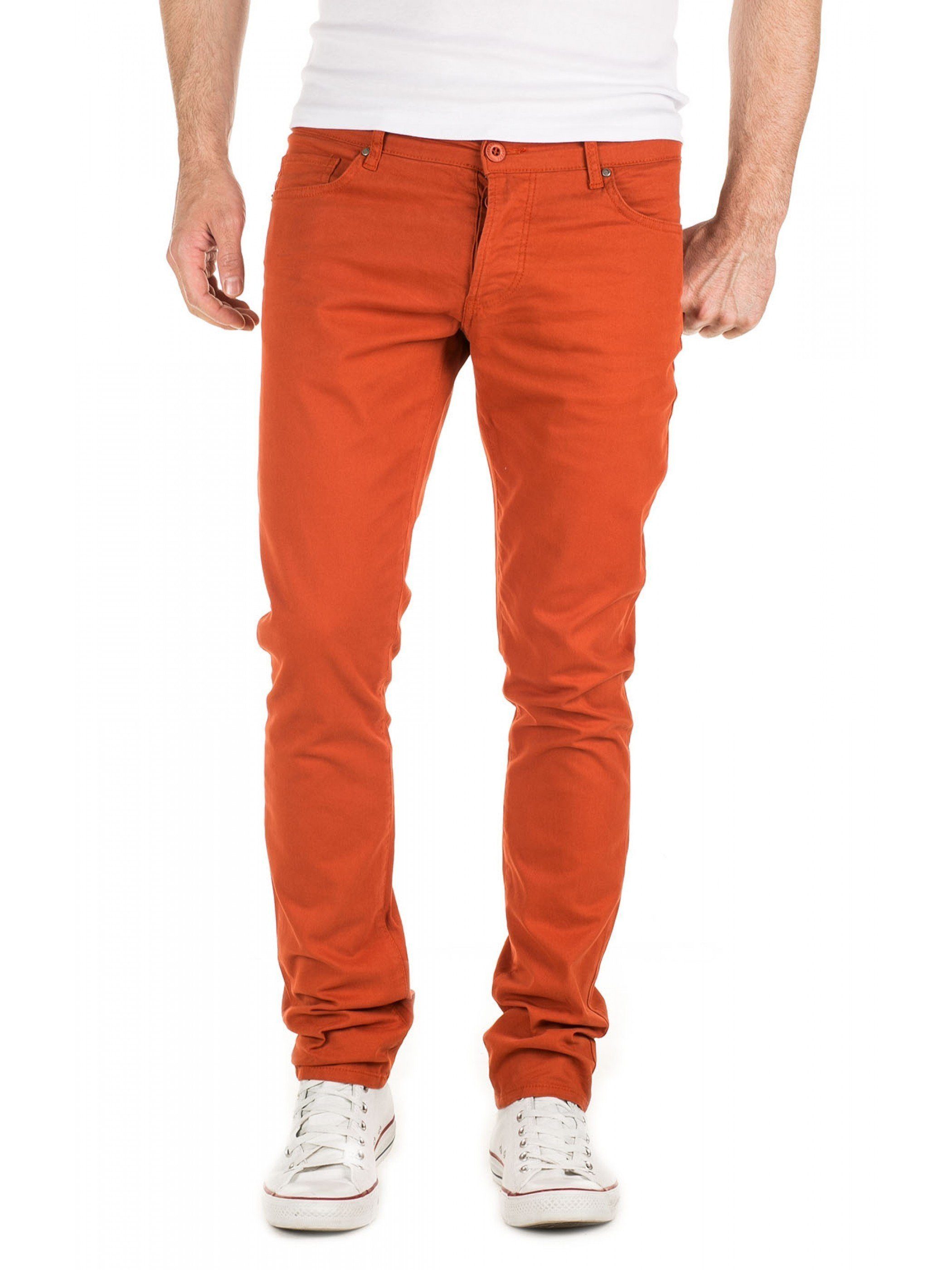 Yazubi Chinos (burnt Chino 181350) Simon brick Pants Orange Simon