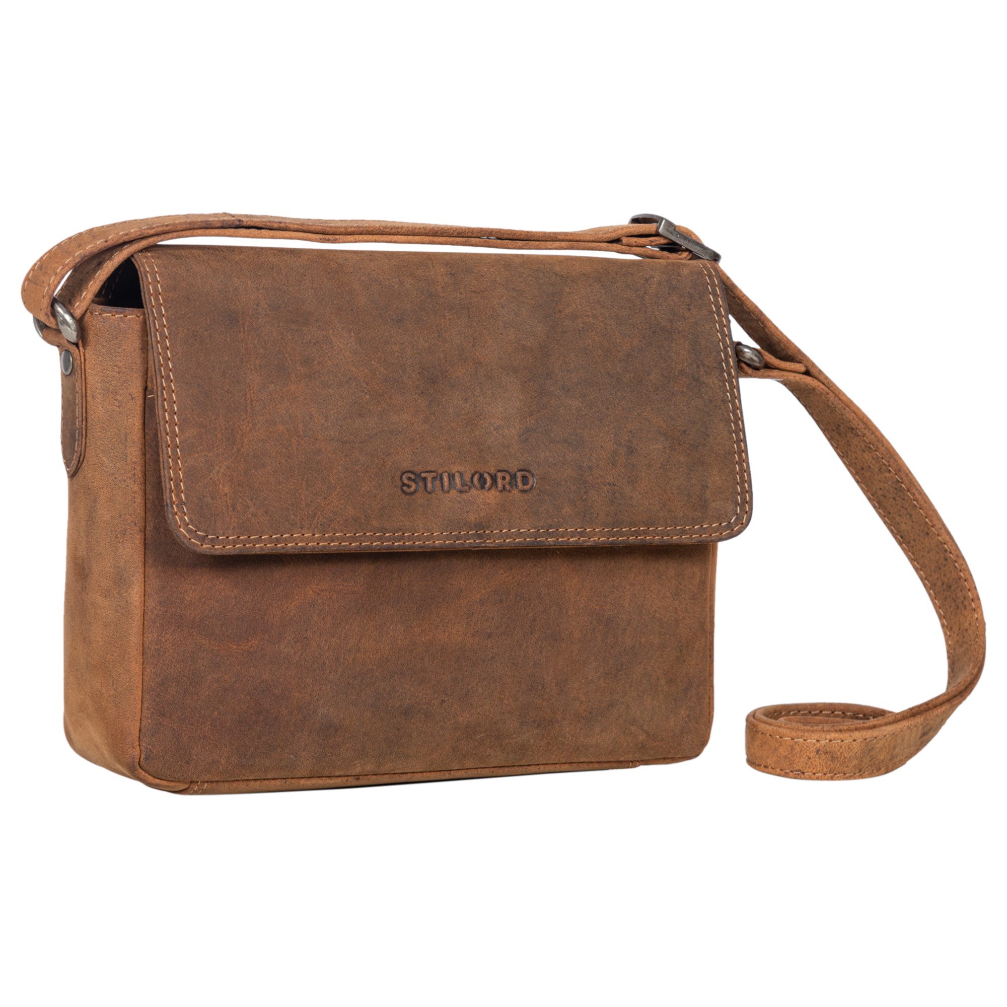STILORD Handtasche “Denisse” Schultertasche Damen Leder klein