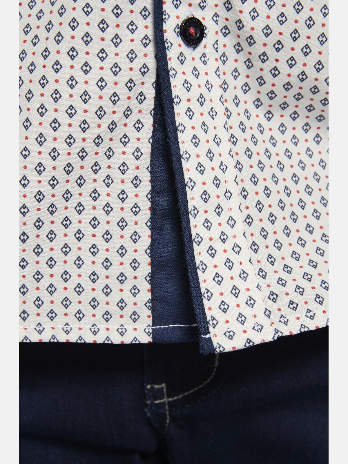 Charles Colby Kurzarmhemd DUKE LEONARD mit knöpfbarer Brusttasche