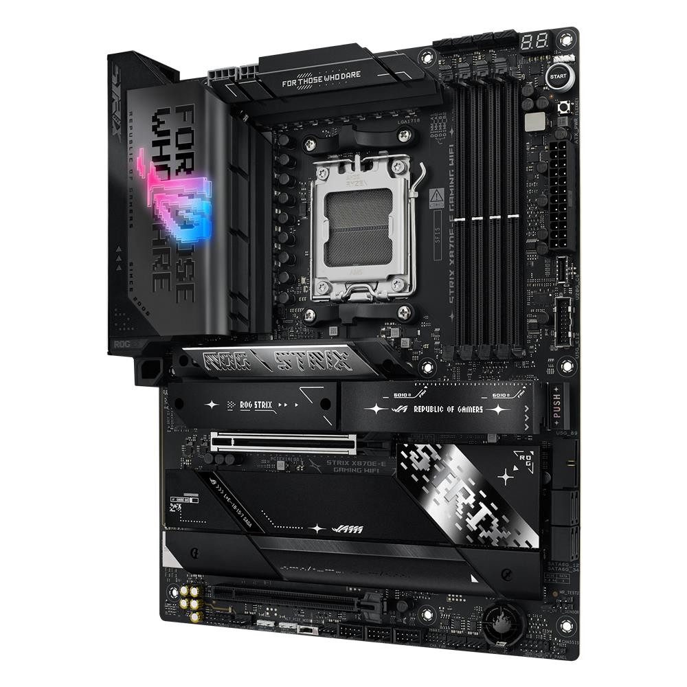 Asus ROG STRIX X870E-E GAMING WIFI Mainboard, ATX DDR5 PCIe 5.0 WiFi 7 AM5 – Bild 3 von 5