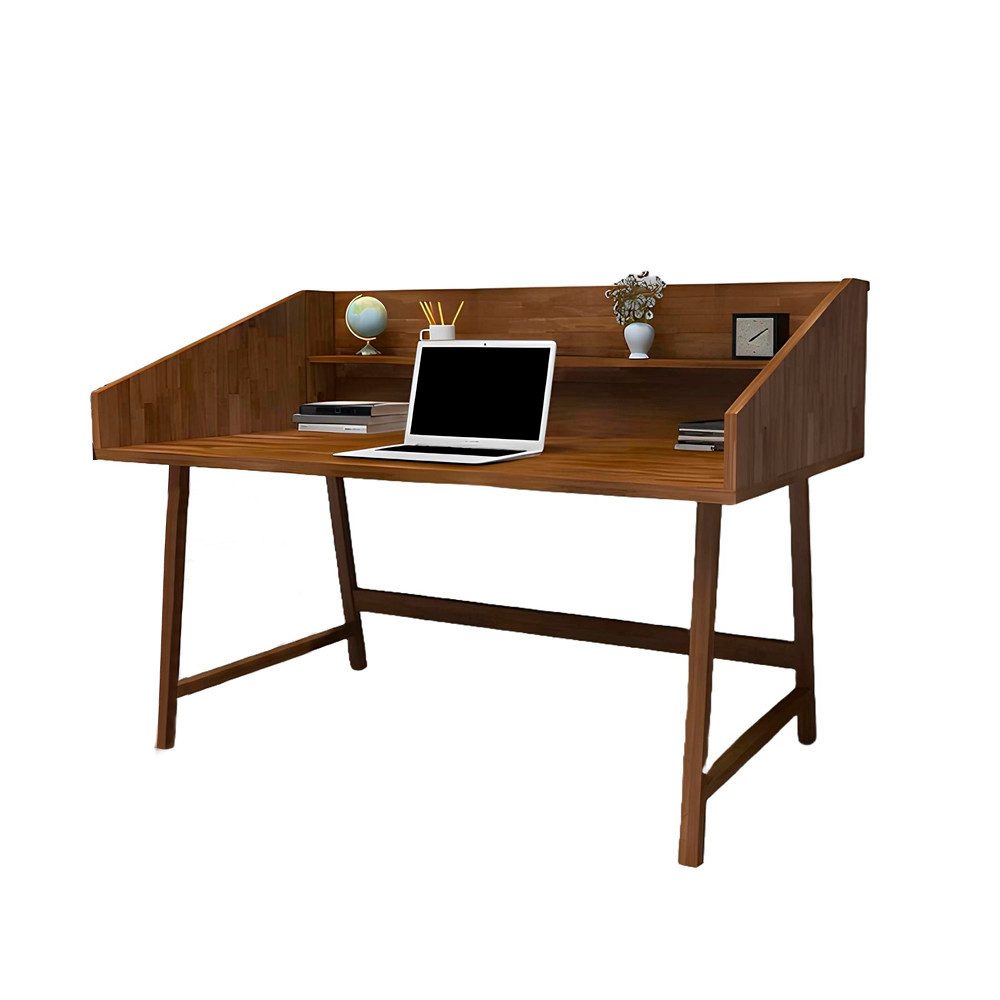 Xlmoebel Schreibtisch Edler Holztisch im modernen Design für stilvolle Büros (Schreibtisch), Hergestellt in Europa