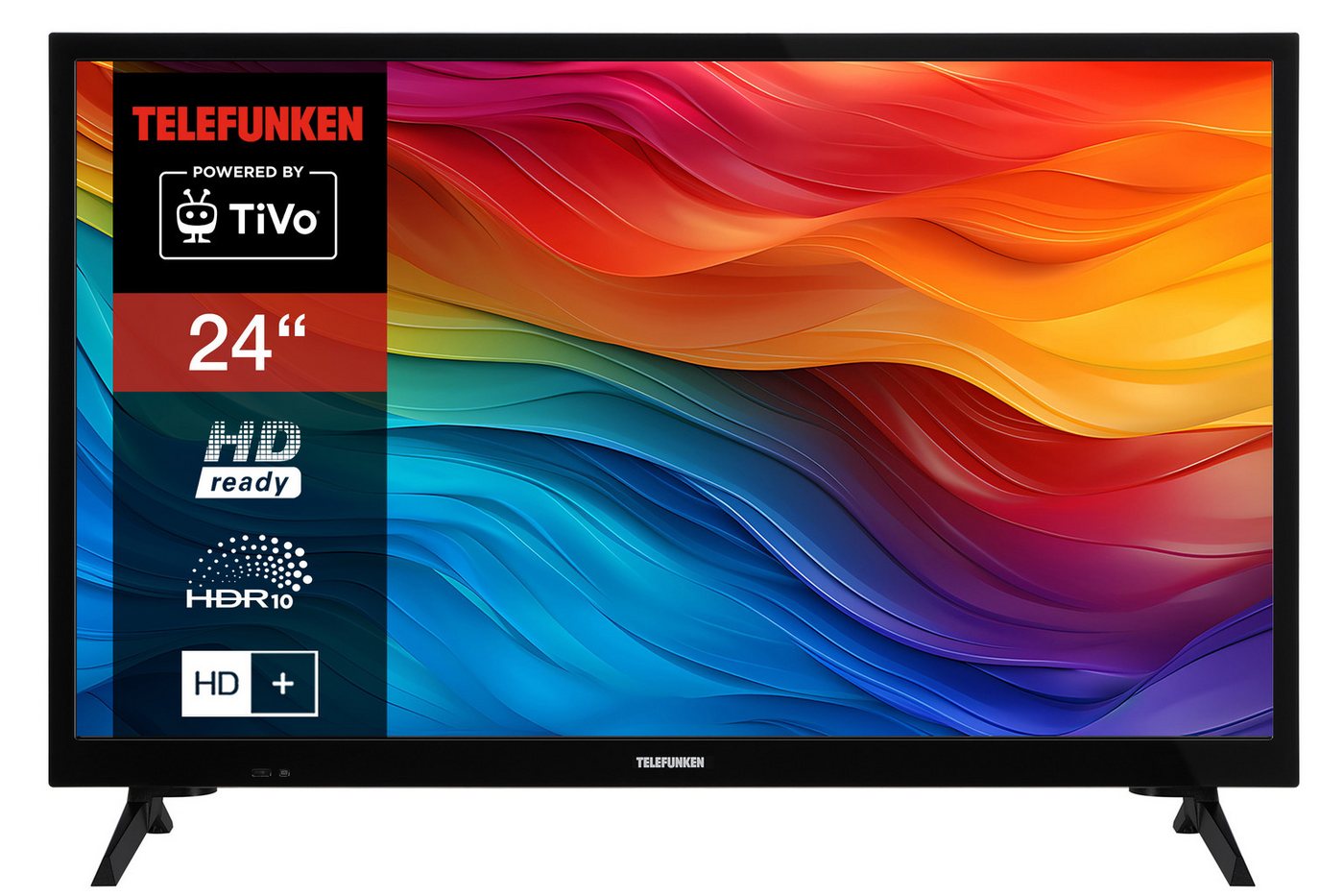 Telefunken XH24TO550S LCD-LED Fernseher (60 cm/24 Zoll, HD-ready, Smart TV powered by TiVo, Smart TV powered by TiVo, HDR, Triple-Tuner, HD+ 6 Monate inkl) schwarz ! RABATT: 25.03% Telefunken XH24TO550S LCD-LED Fernseher (60 cm/24 Zoll, HD-ready, Smart TV powered by TiVo, Smart TV powered by TiVo, HDR, Triple-Tuner, HD+ 6 Monate inkl) schwarz ! RABATT: 25.03%