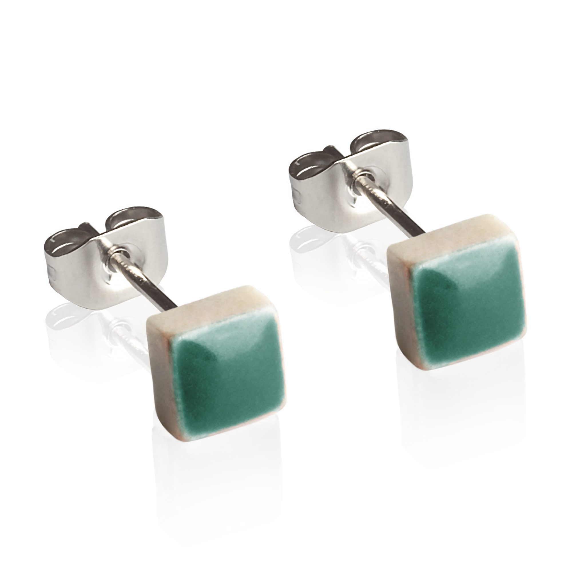 ALEXASCHA Paar Ohrstecker Minimalistische Keramik Stecker günstig online kaufen