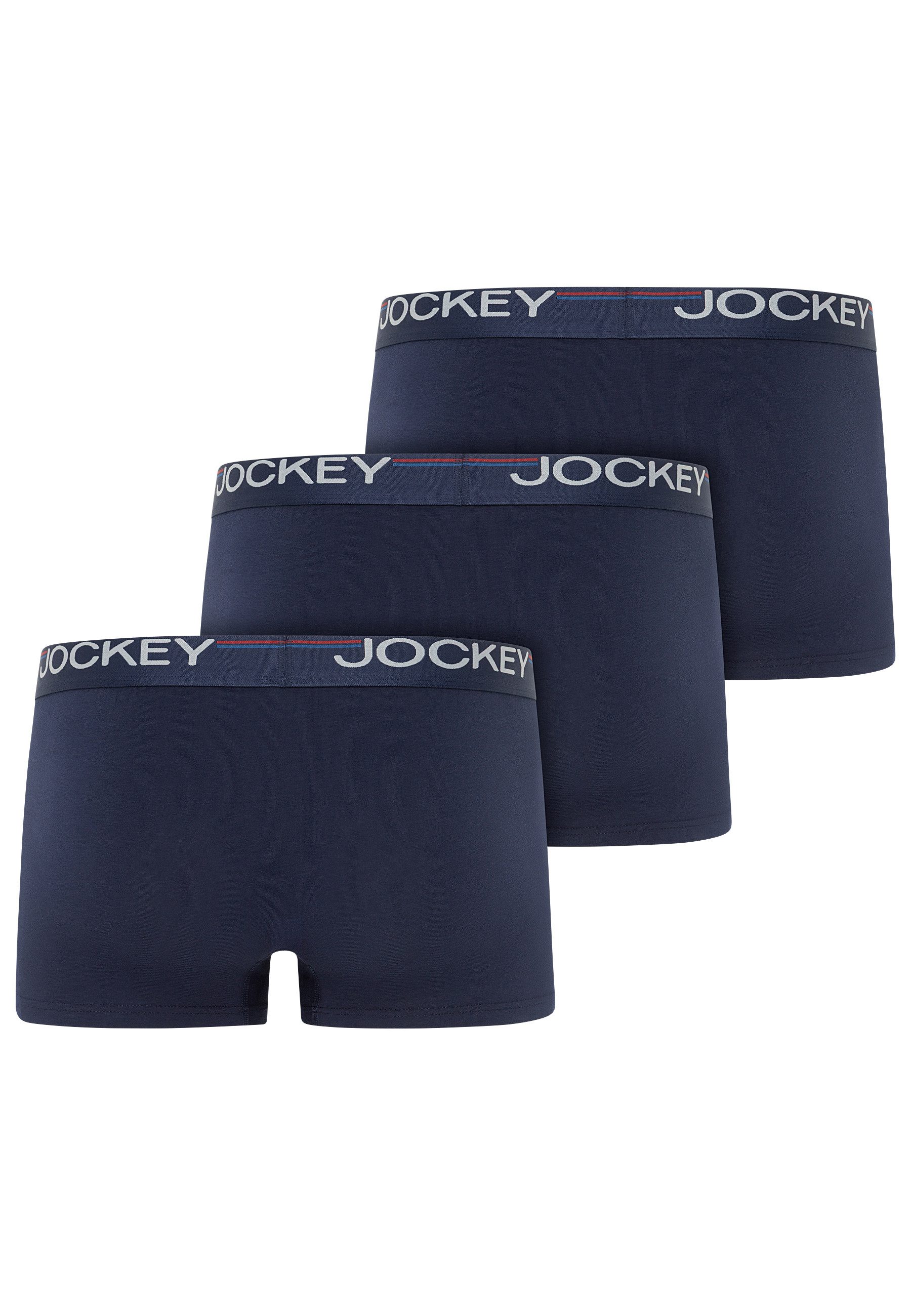 Jockey Boxer Cotton Stretch (3er Pack) atmungsaktiv, passgenauer Stretch – Bild 5 von 5