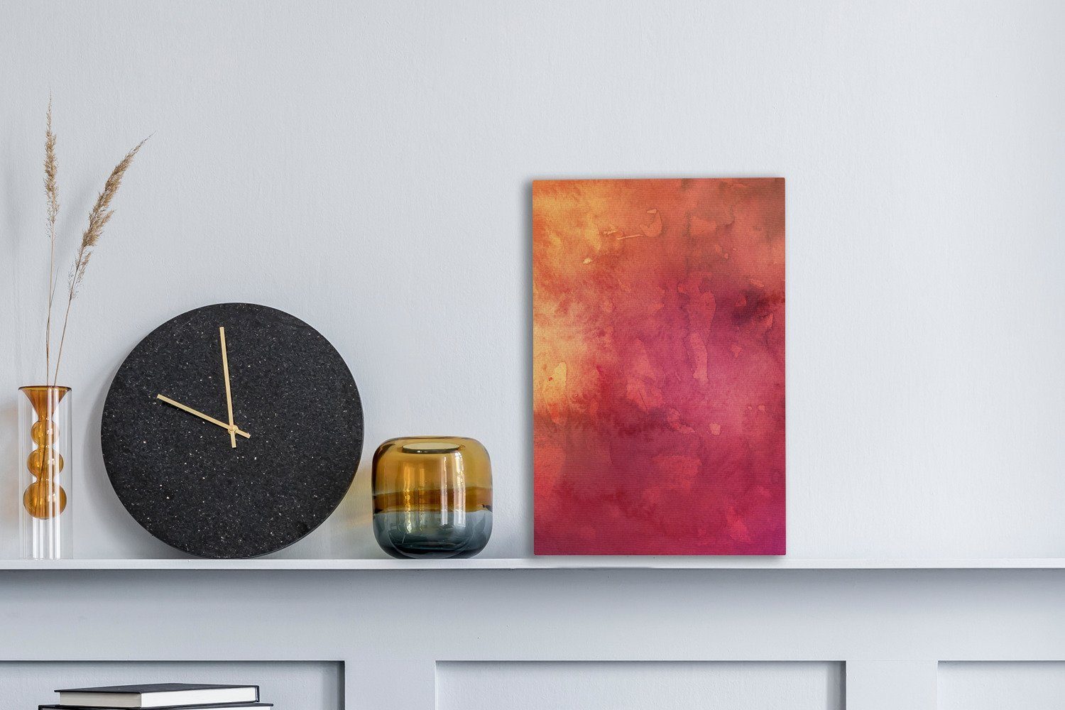 OneMillionCanvasses® Leinwandbild Aquarell - Gelb - günstig online kaufen