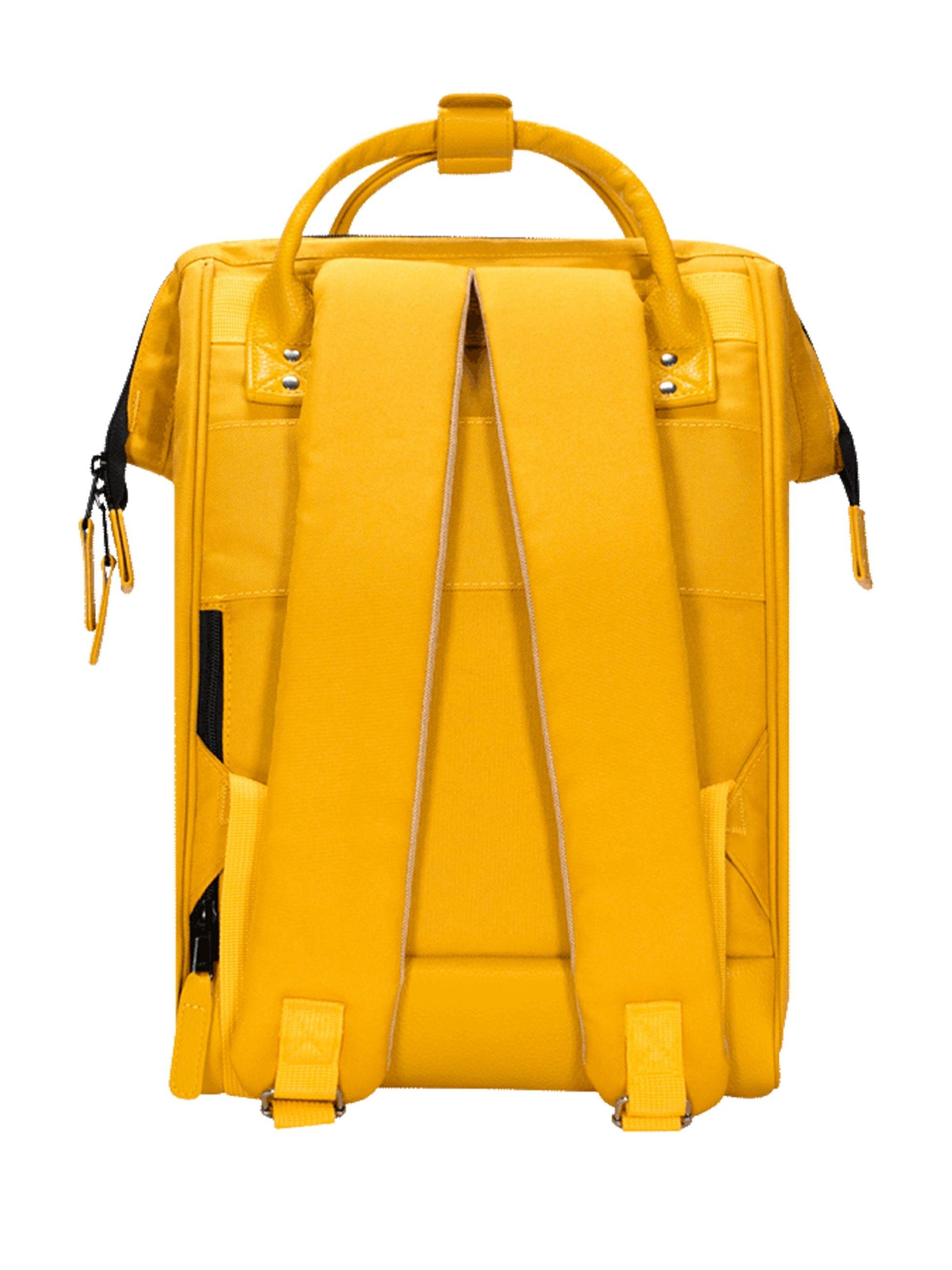 M Adventurer Vordertaschen gelb Cityrucksack austauschbaren Recycled, Tagesrucksack mit CABAIA