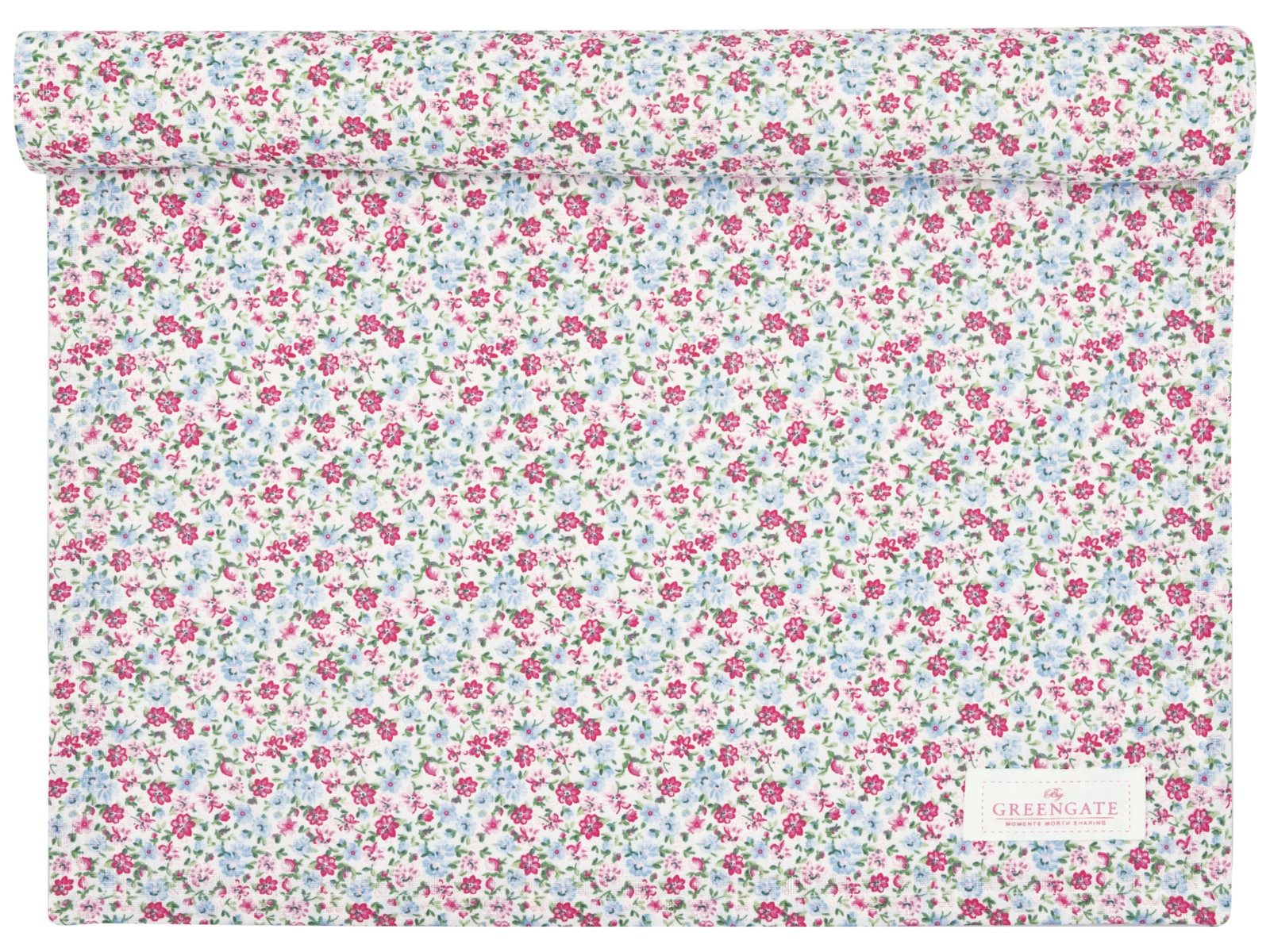 Greengate Tischläufer Louisa Tischläufer white 140x45cm