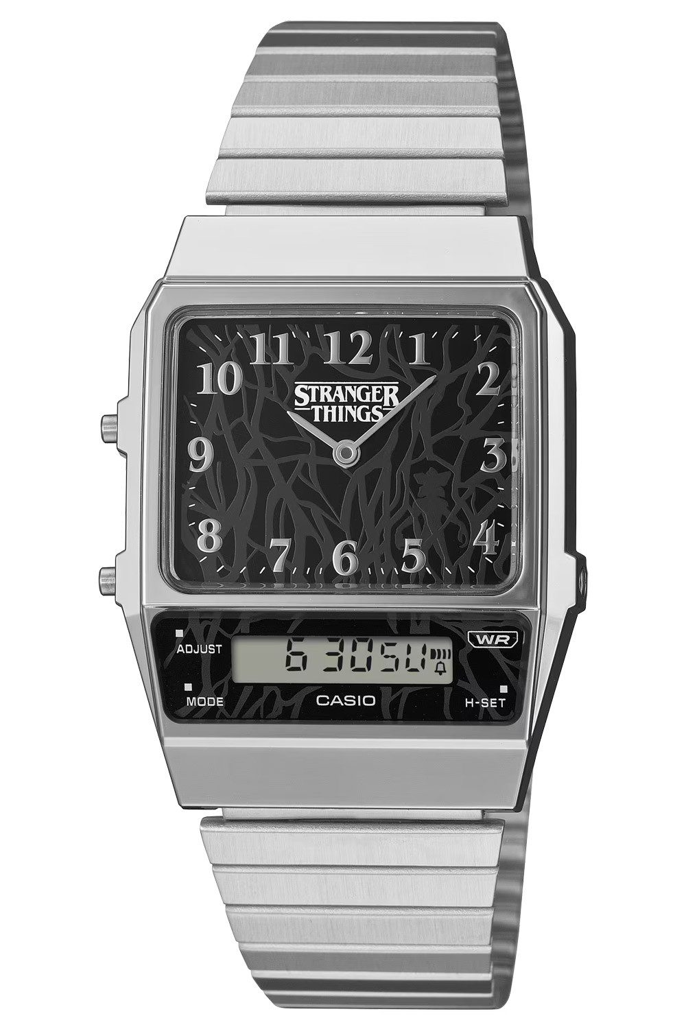 CASIO VINTAGE Quarzuhr Edgy Armbanduhr AnaDigi Stranger Things