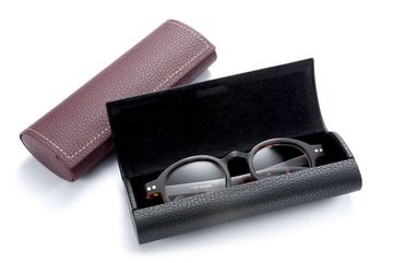 FEFI Brillenetui Klassisches Hardcase Brillenetui in Leder-Optik, inklusive Mikrofasertuch