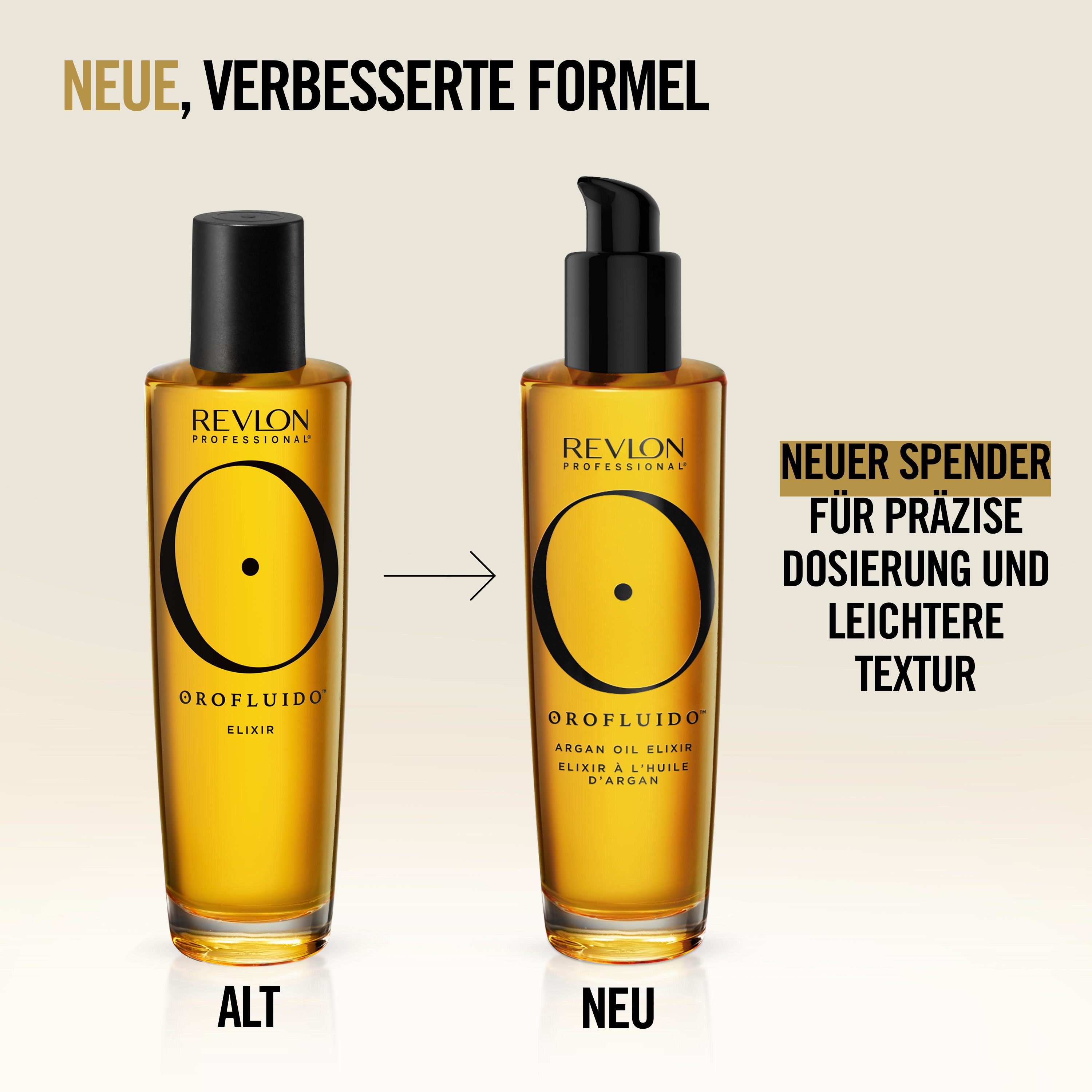 REVLON PROFESSIONAL Haaröl OROFLUIDO ARGAN ORIGINAL ELIXIR, Vegan