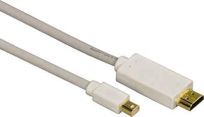 Hama Mini-DisplayPort Adapterkabel für Monitor/TV, 1,50 m DisplayPort-Kabel Computer-Kabel, Mini DisplayPort, (150 cm)