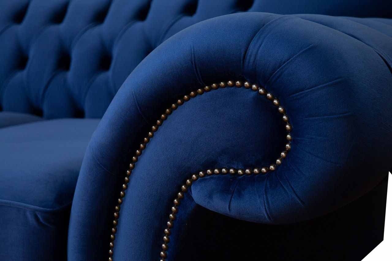 JVmoebel Sofa Sofas Chesterfield Design 2 Textil, Sofa Klassische Europe Made Couch In Sitzer Luxus