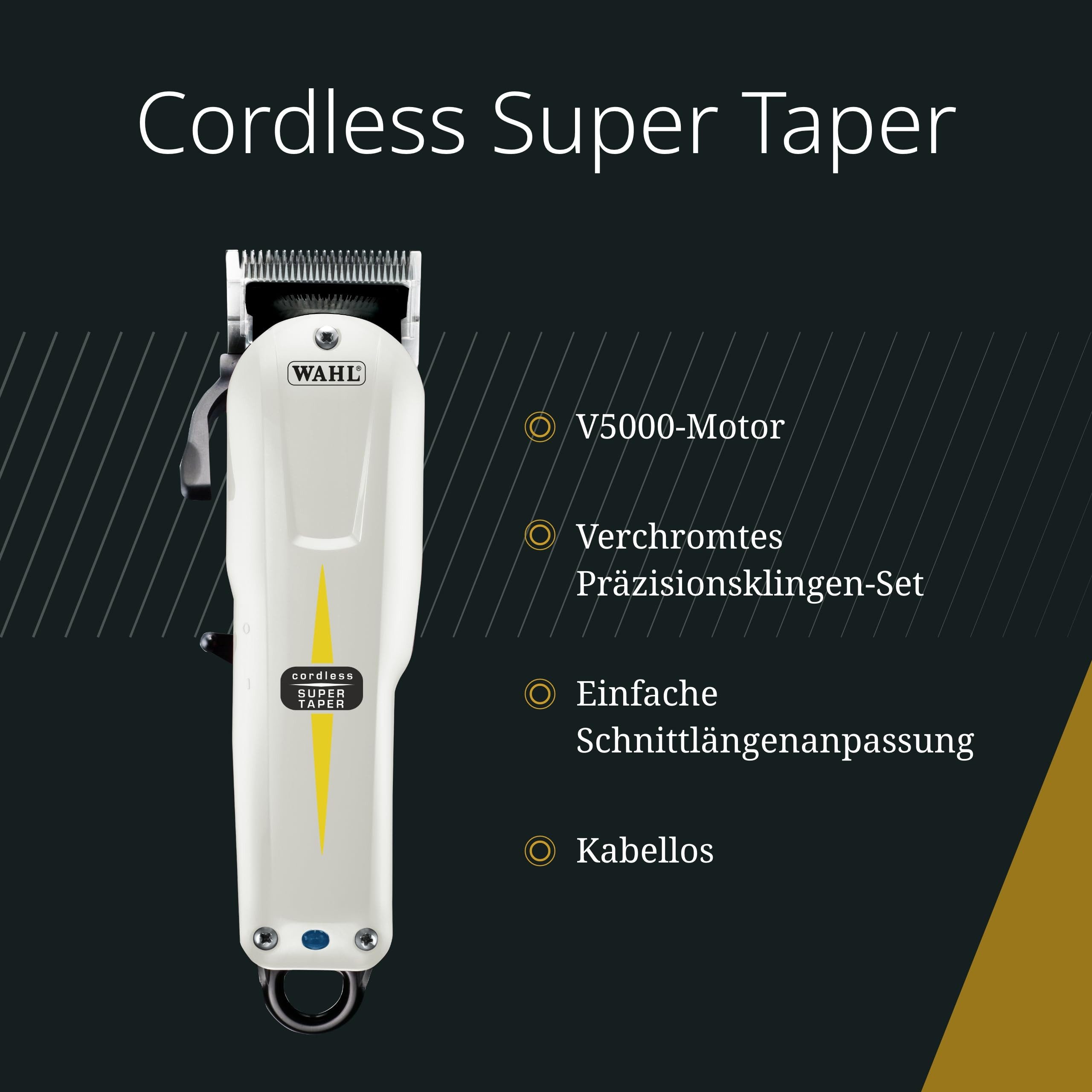 WAHL GmbH Haarschneider Wahl Cordless Super Taper - Professioneller Netz-Haarschneider
