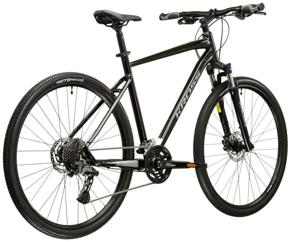 Kross Crossrad Crossrad Damen 28" Evado 7.0 schwarz 20 Gänge, 20 Gang Shimano CUES U6020 Schaltwerk, Kettenschaltung