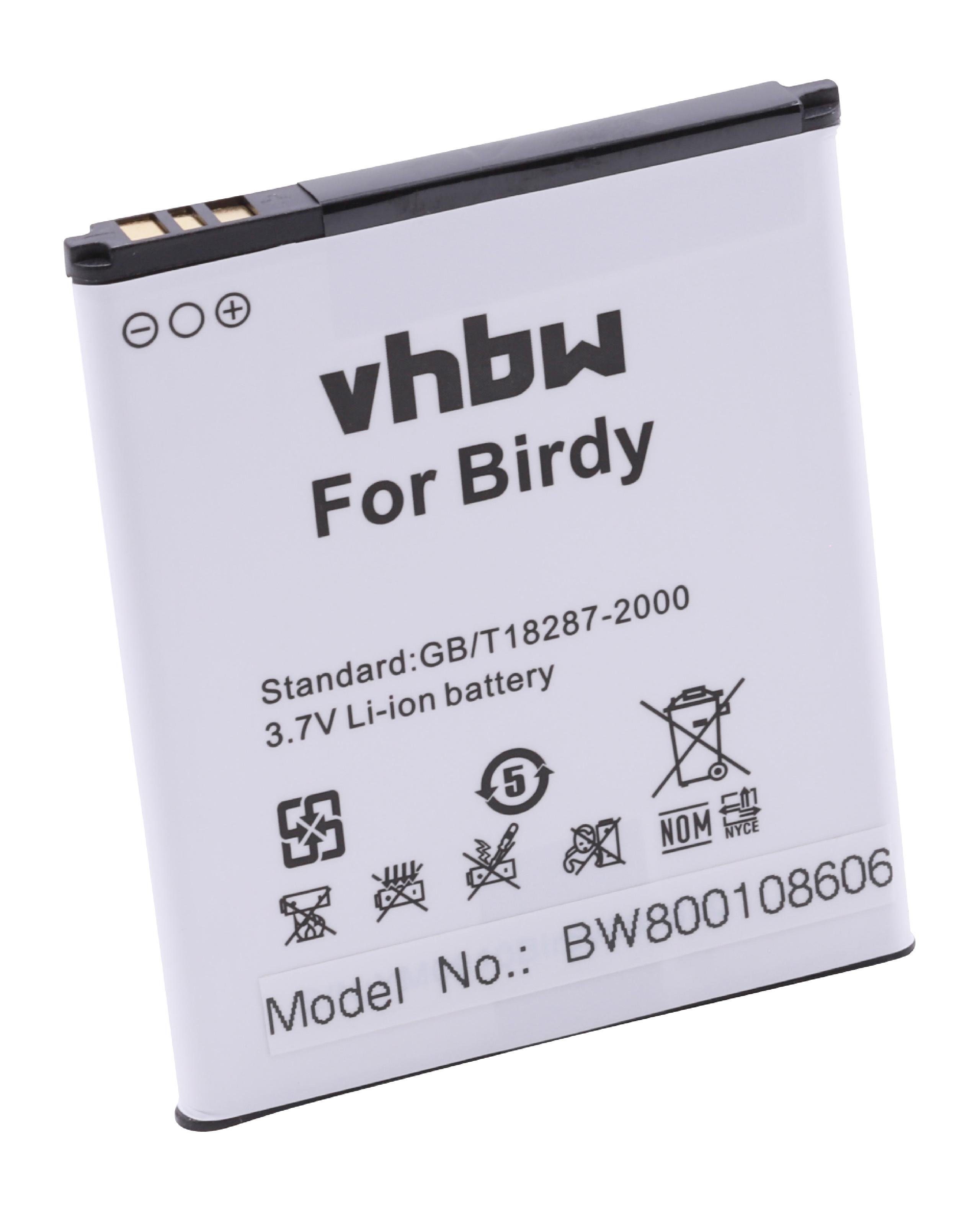 vhbw Smartphone-Akku passend für Wiko Freddy, 9261, Birdy, Birdy 4G  Mobilfunk (2100mAh, 3,8V, Li-Ion) 2100 mAh online kaufen | OTTO