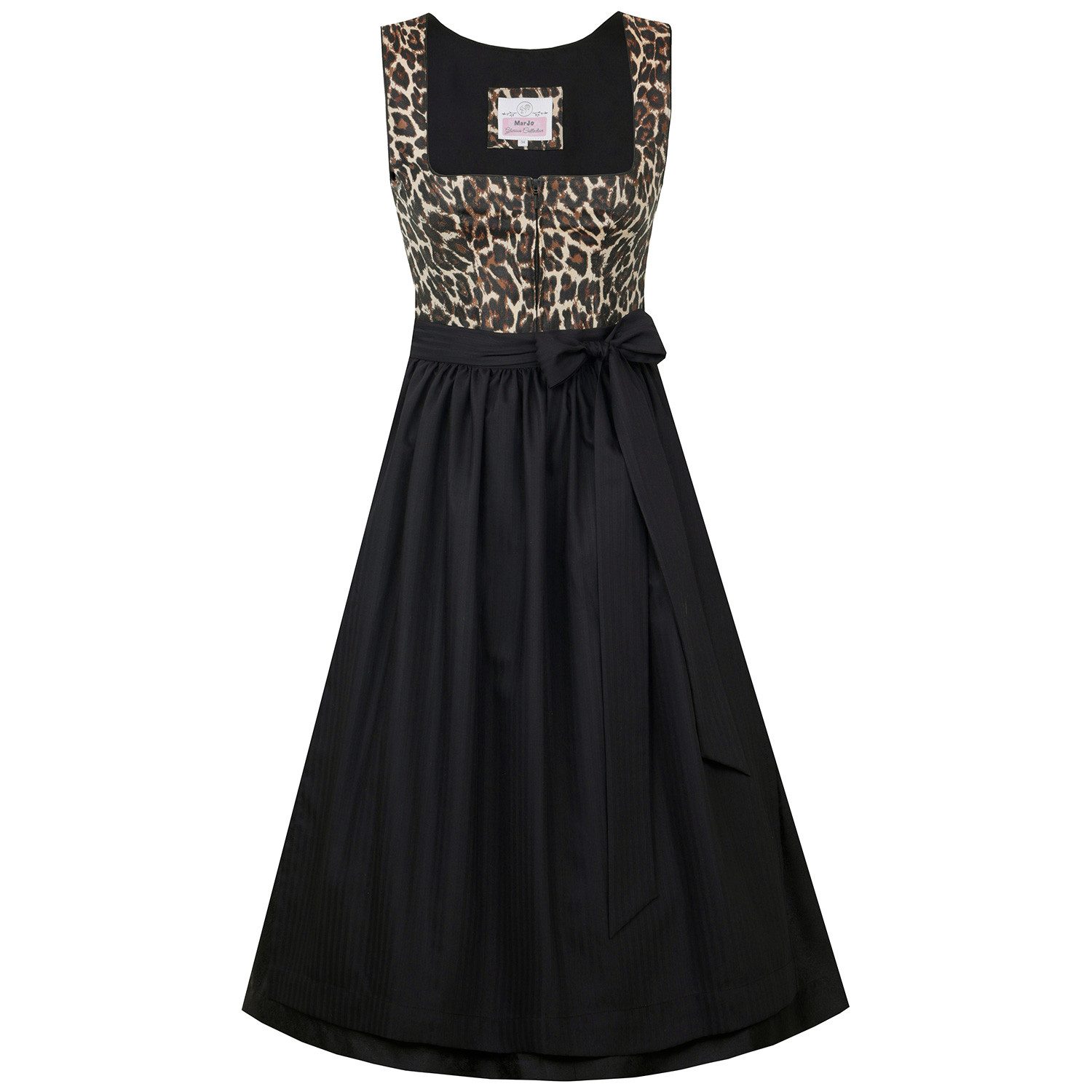 MarJo Dirndl 'Oberaudorf' 918765, Schwarz 65cm günstig online kaufen