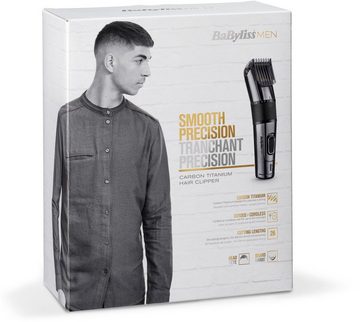 BaByliss Körper- und Bikinitrimmer E978E MEN Carbon Titanium, 0,5 - 25mm