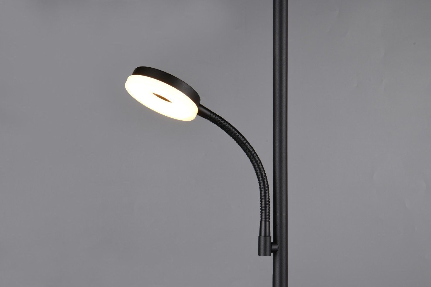 TRIO Leuchten Stehlampe Trio LED Stehleuchte Specter 17 + 4,5 W schwarz, In günstig online kaufen