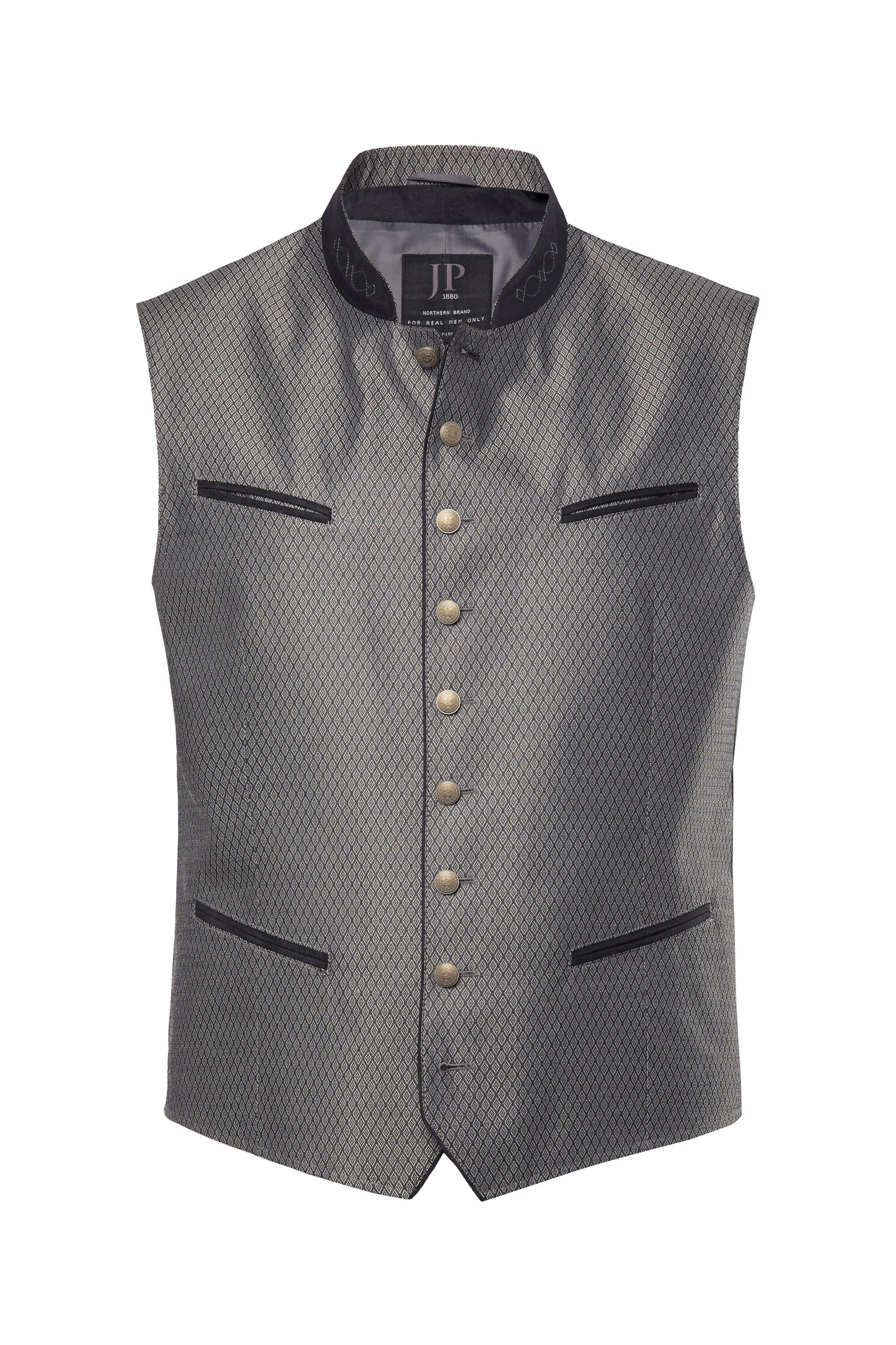 JP1880 Steppweste JP1880 Weste Tracht Stehkragen Stickerei bis 72 günstig online kaufen