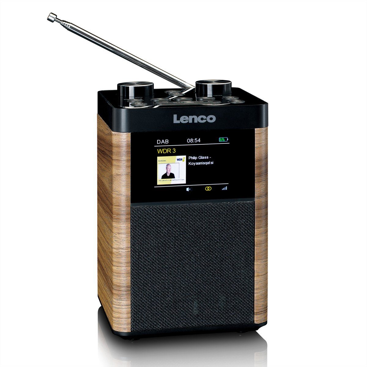Lenco DAB+ Radio PDR-060WD (DAB) Digitalradio