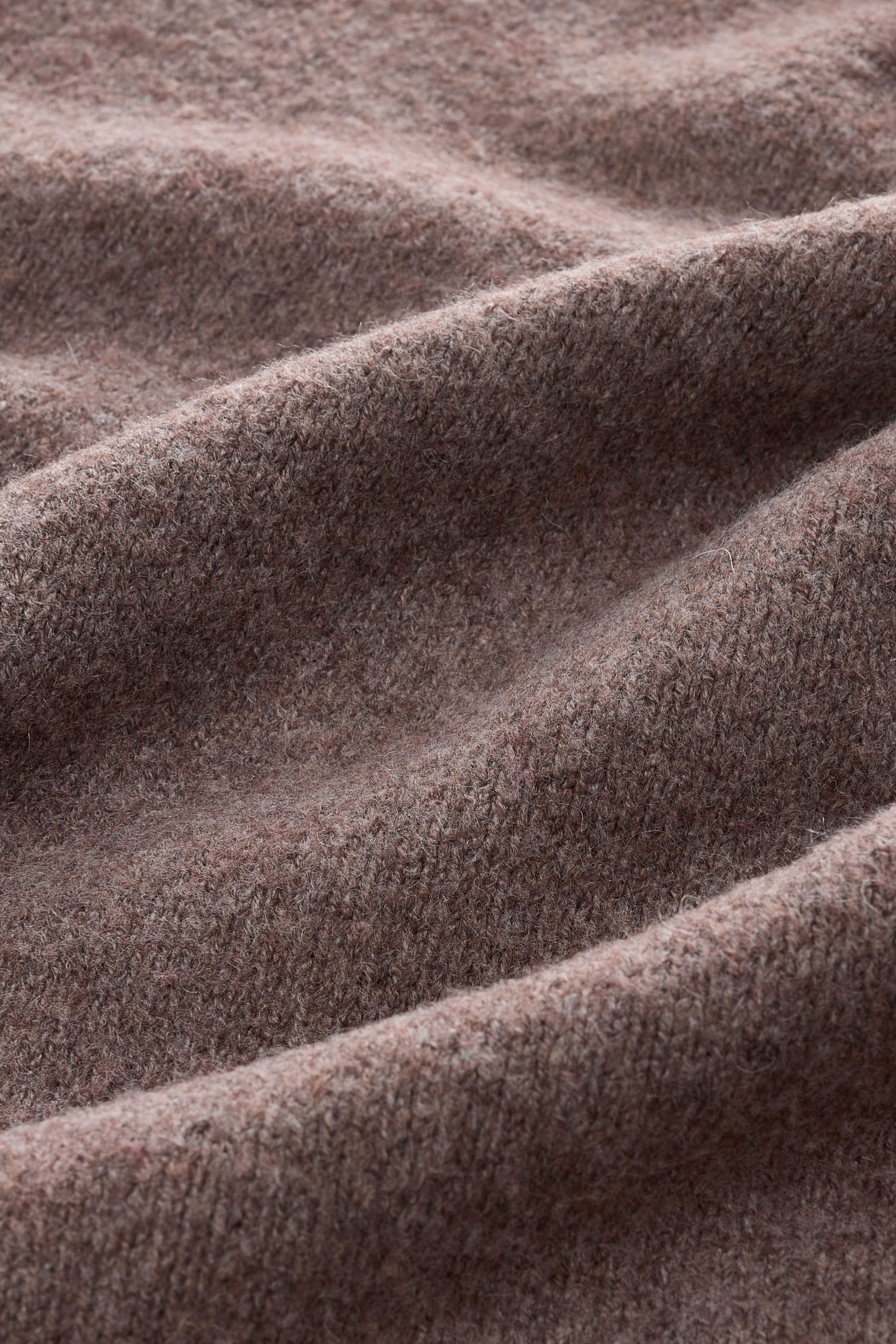 Next Midikleid Weiches, gestricktes Midikleid, gerippte Ärmel (1-tlg)