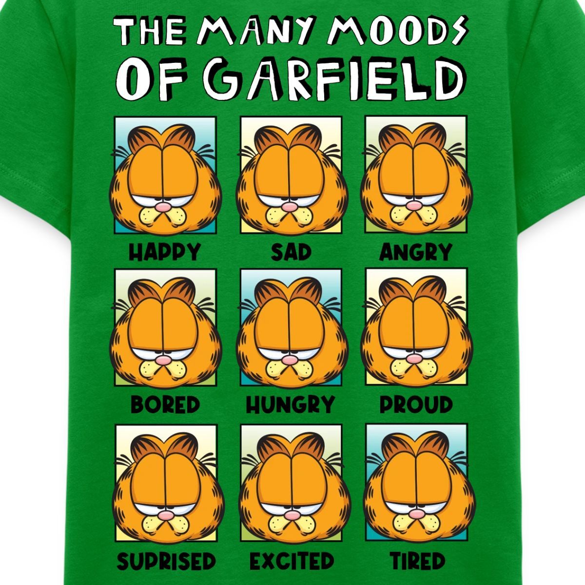 Spreadshirt T-Shirt Garfield Stimmungen Von Garfield Kacheln Kinder Premium T-Shirt (1-tlg)