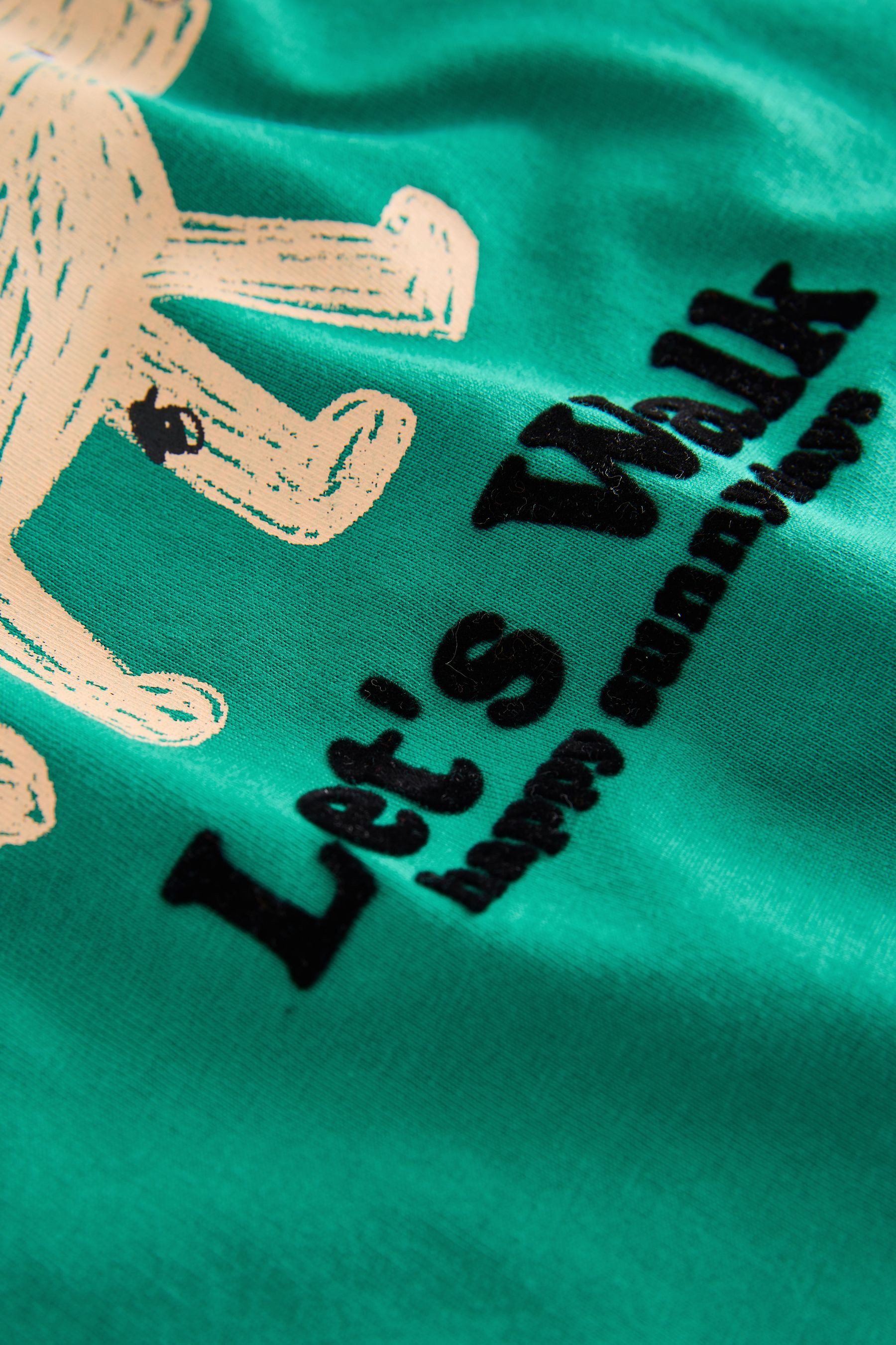 Next T-Shirt Kurzarm-T-Shirt mit Grafik-Print aus Baumwolle (1-tlg)