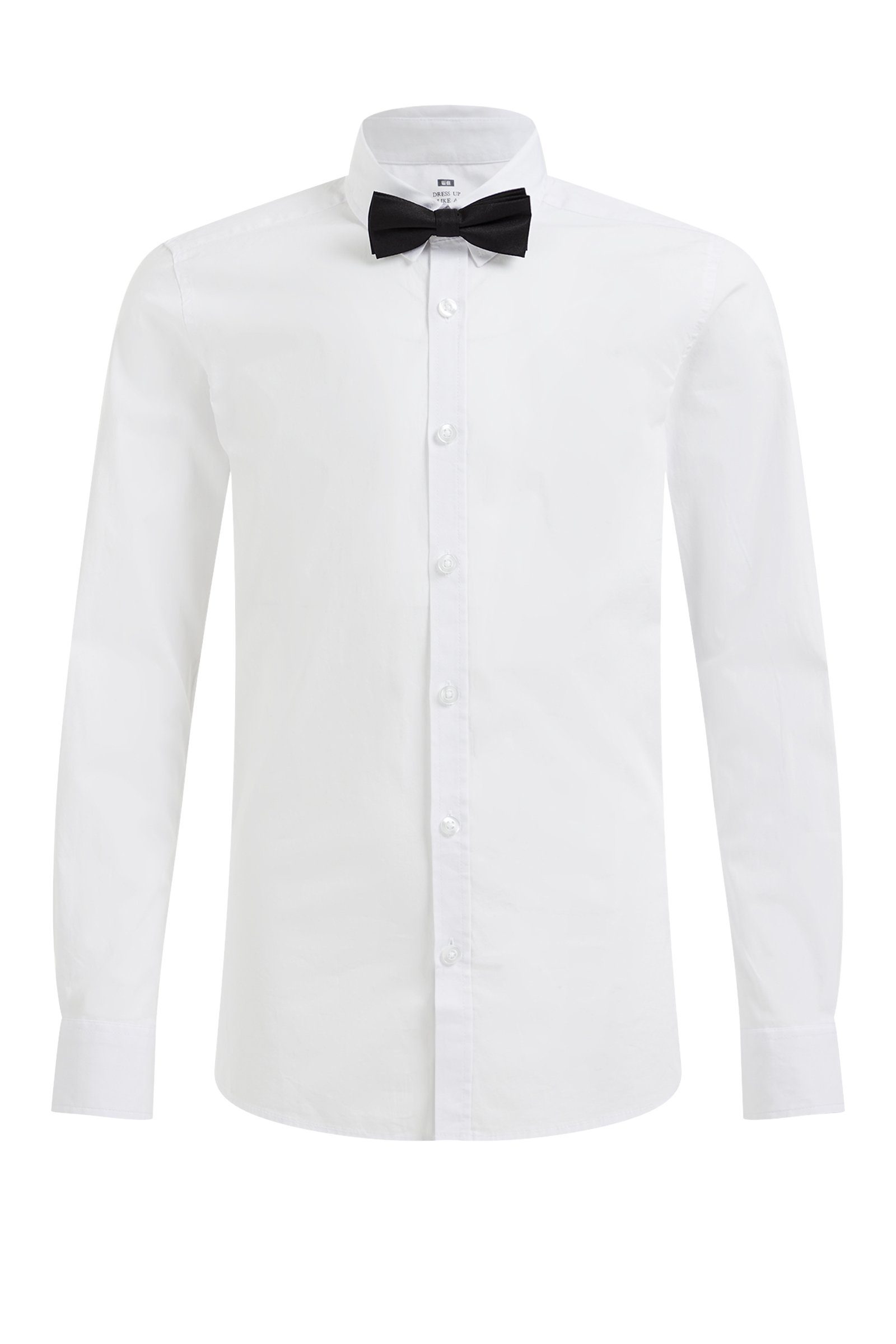 Weiß Fashion (1-tlg) Businesshemd WE