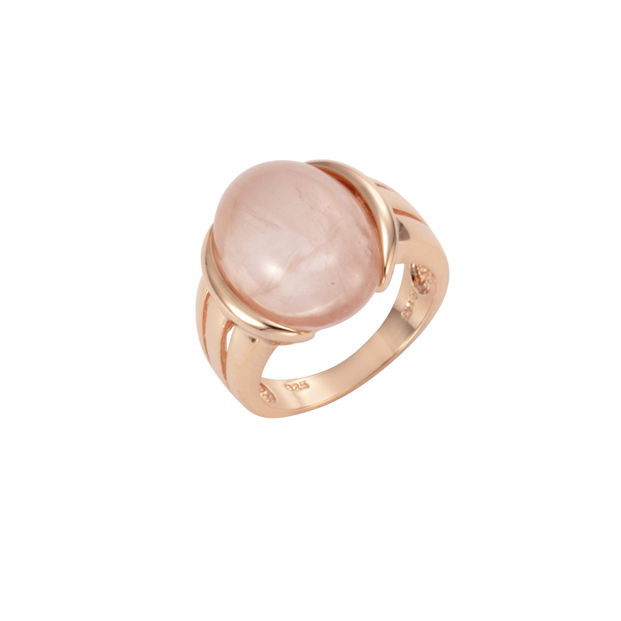 Zeeme Fingerring 925 Sterling Silber Rosenquarz günstig online kaufen
