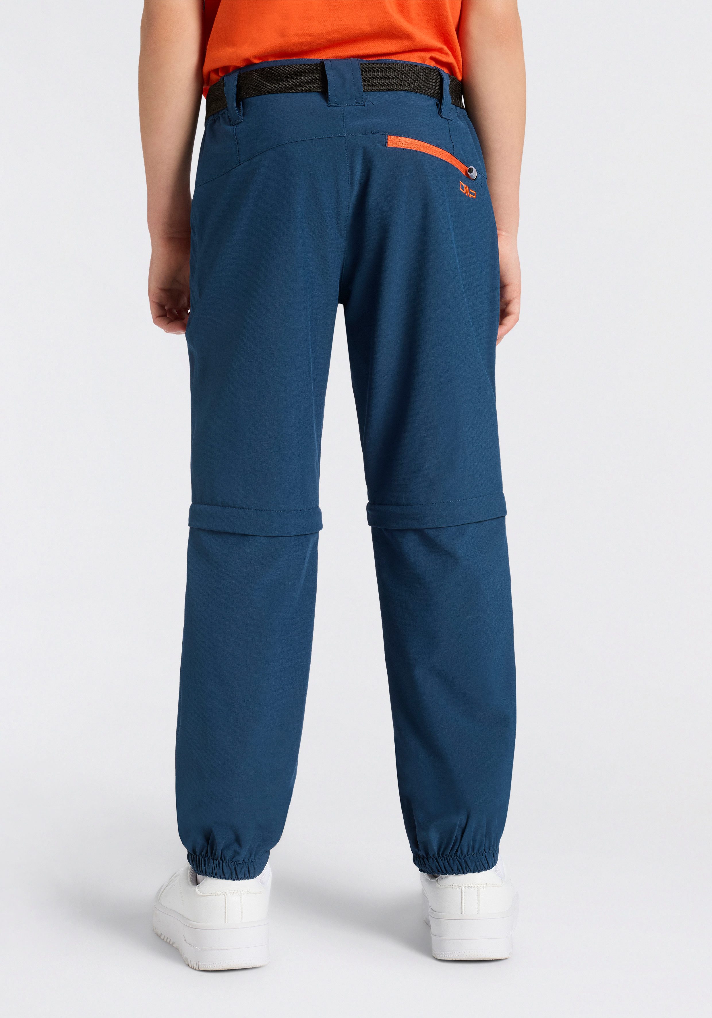 CMP Zip-off-Hose KID ZIP OFF PANT (Set, mit Gürtel) für Kinder, mit Zip-off-Funktion, elastisch, atmungsaktiv