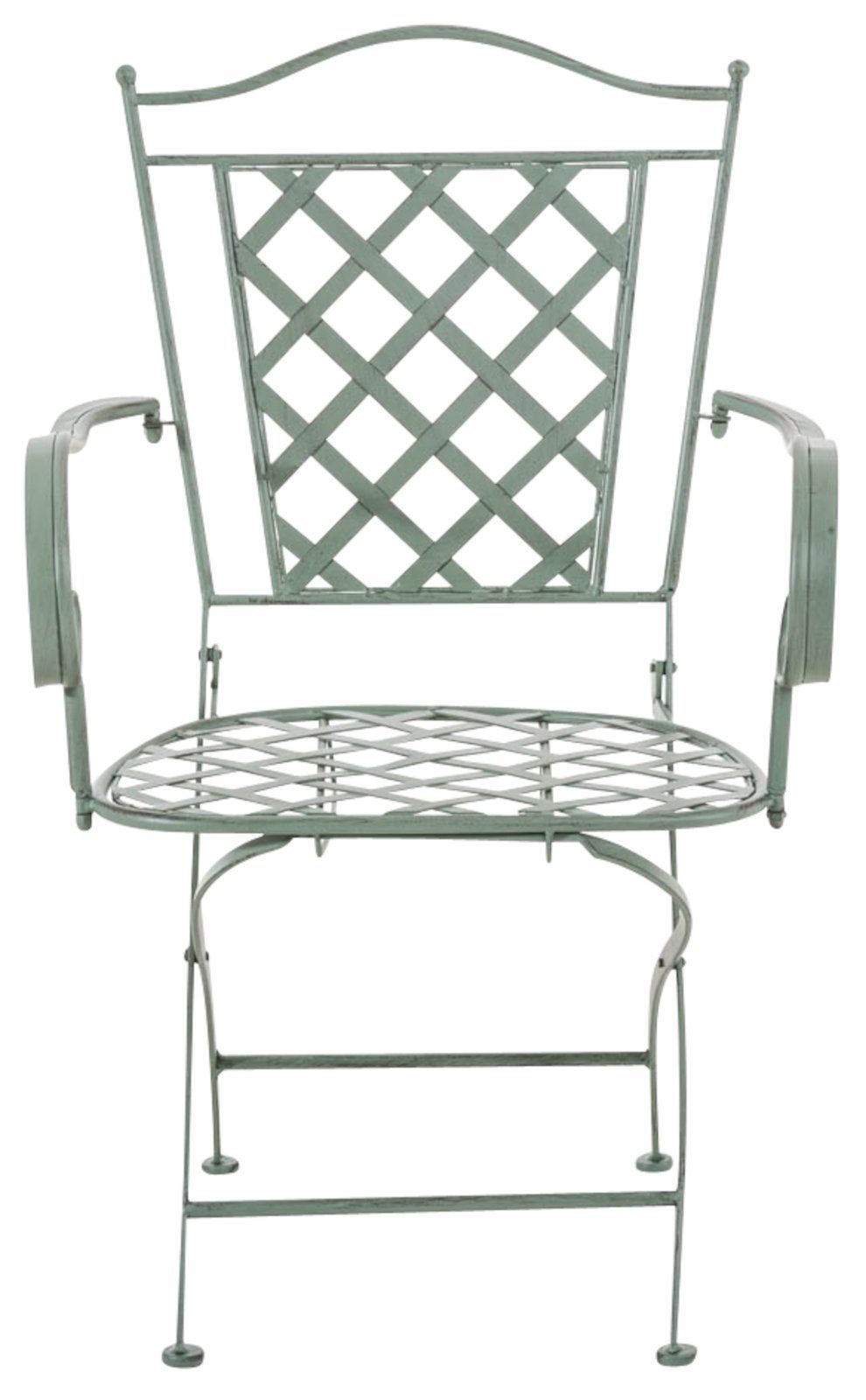 CLP Gartenstuhl Adara (2er Set), handgefertigter Gartenstuhl aus Eisen
