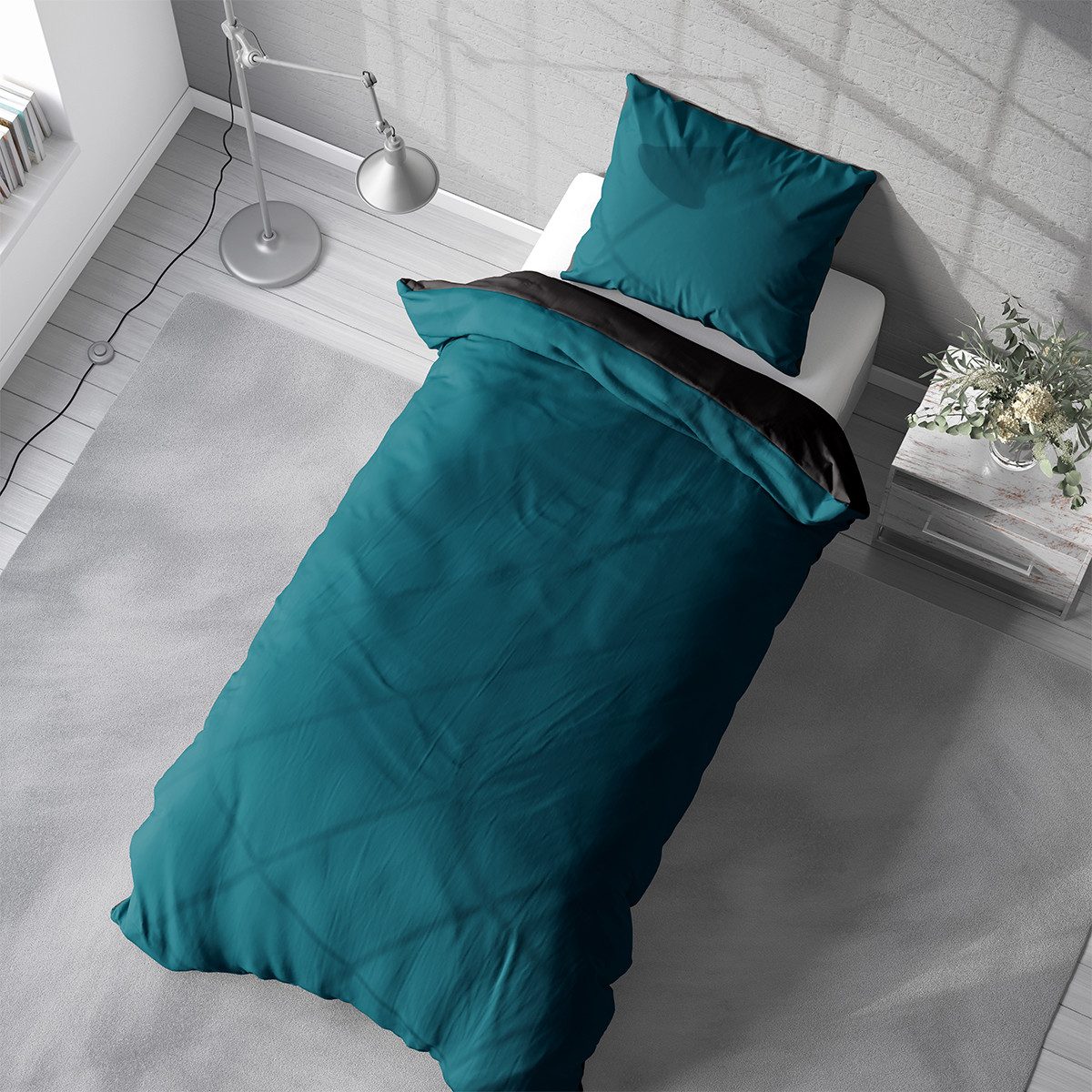 Visaggio Bettwäsche Baumwolle Feinbiber Winter Bettbezug 135x200, 155x220, günstig online kaufen