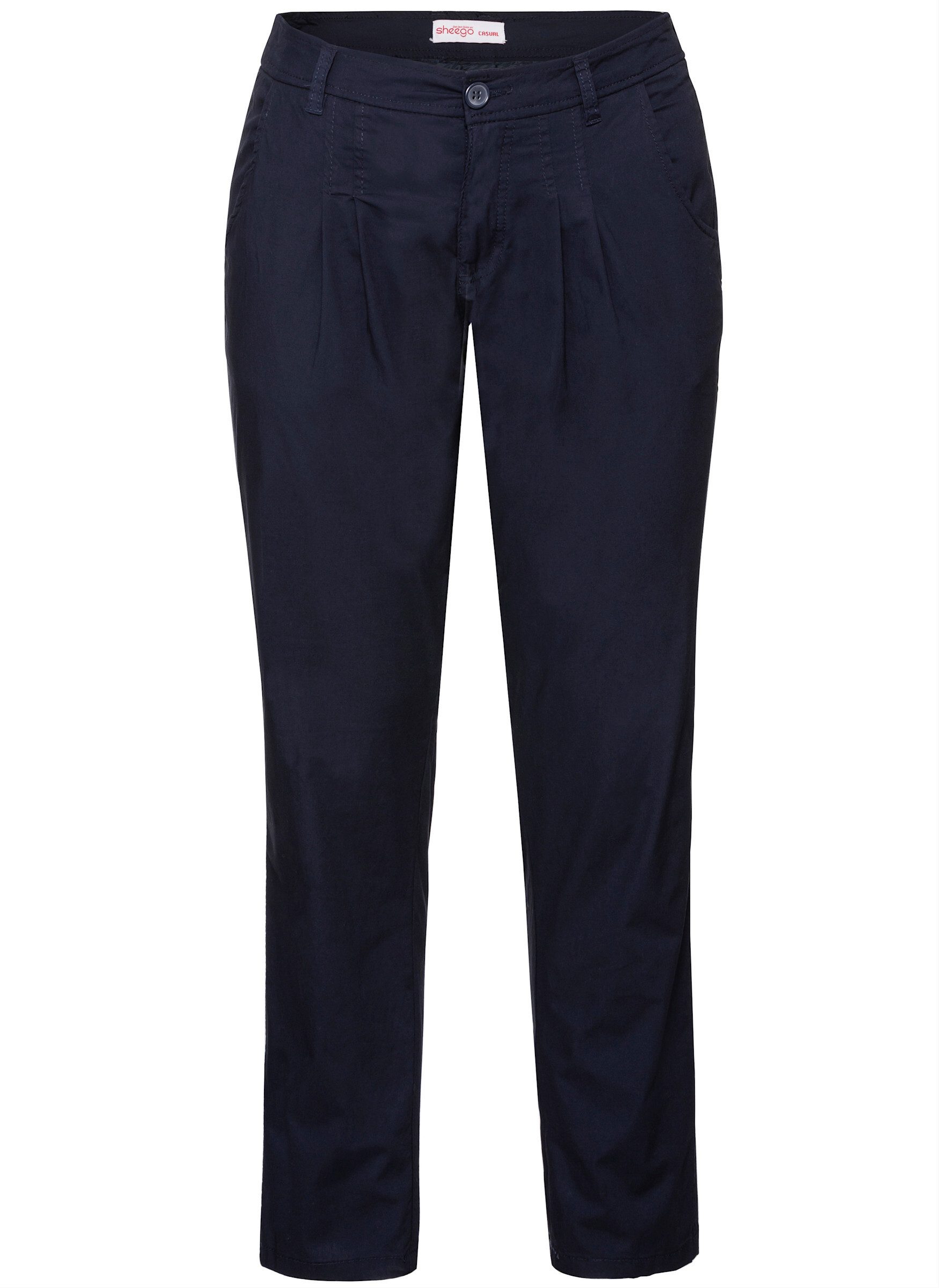 Sheego Jerseyhose Chinohose Länge ca. 76 günstig online kaufen