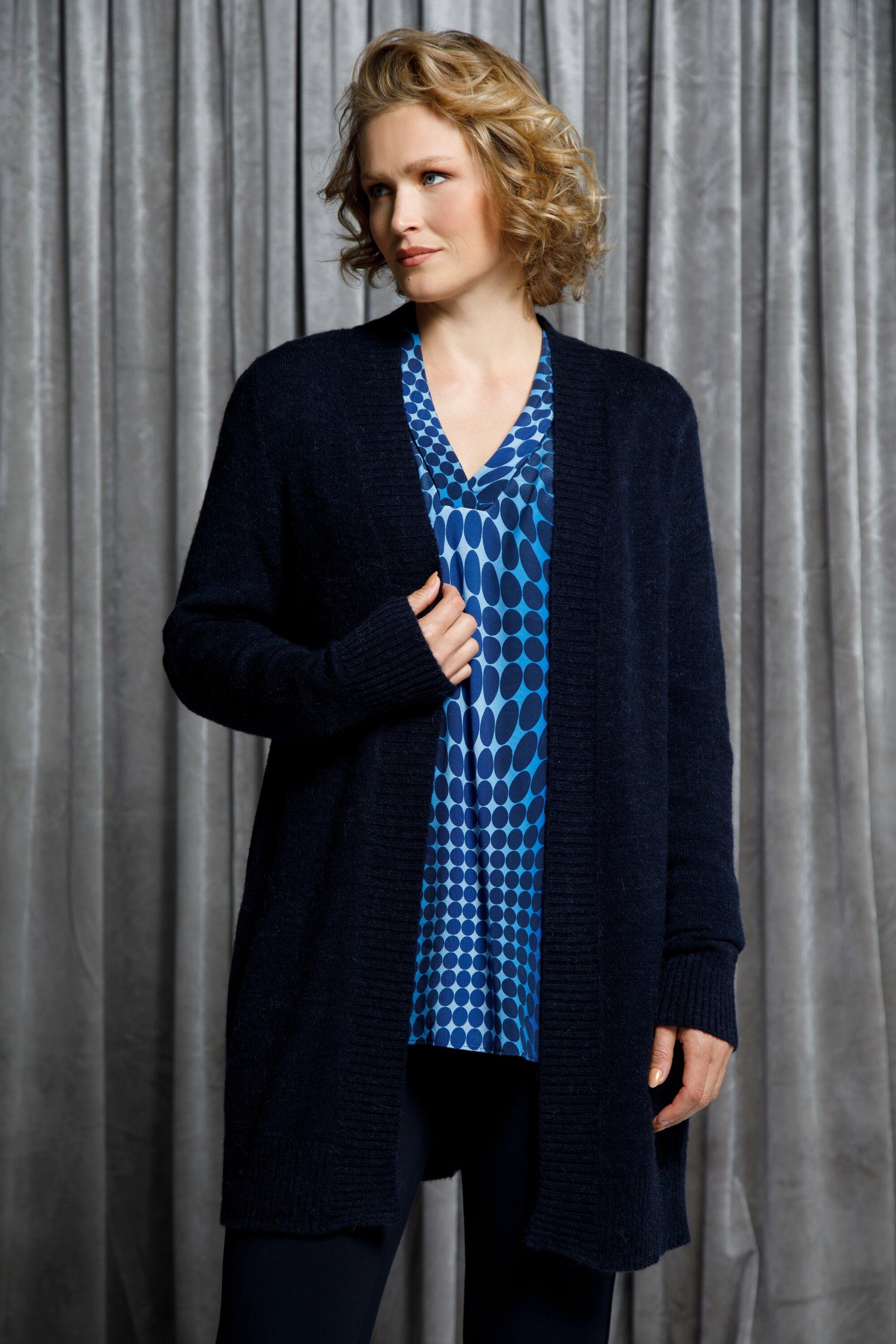 Ulla Popken Strickmantel Lang Schwarz Ulla Popken Strickjacke