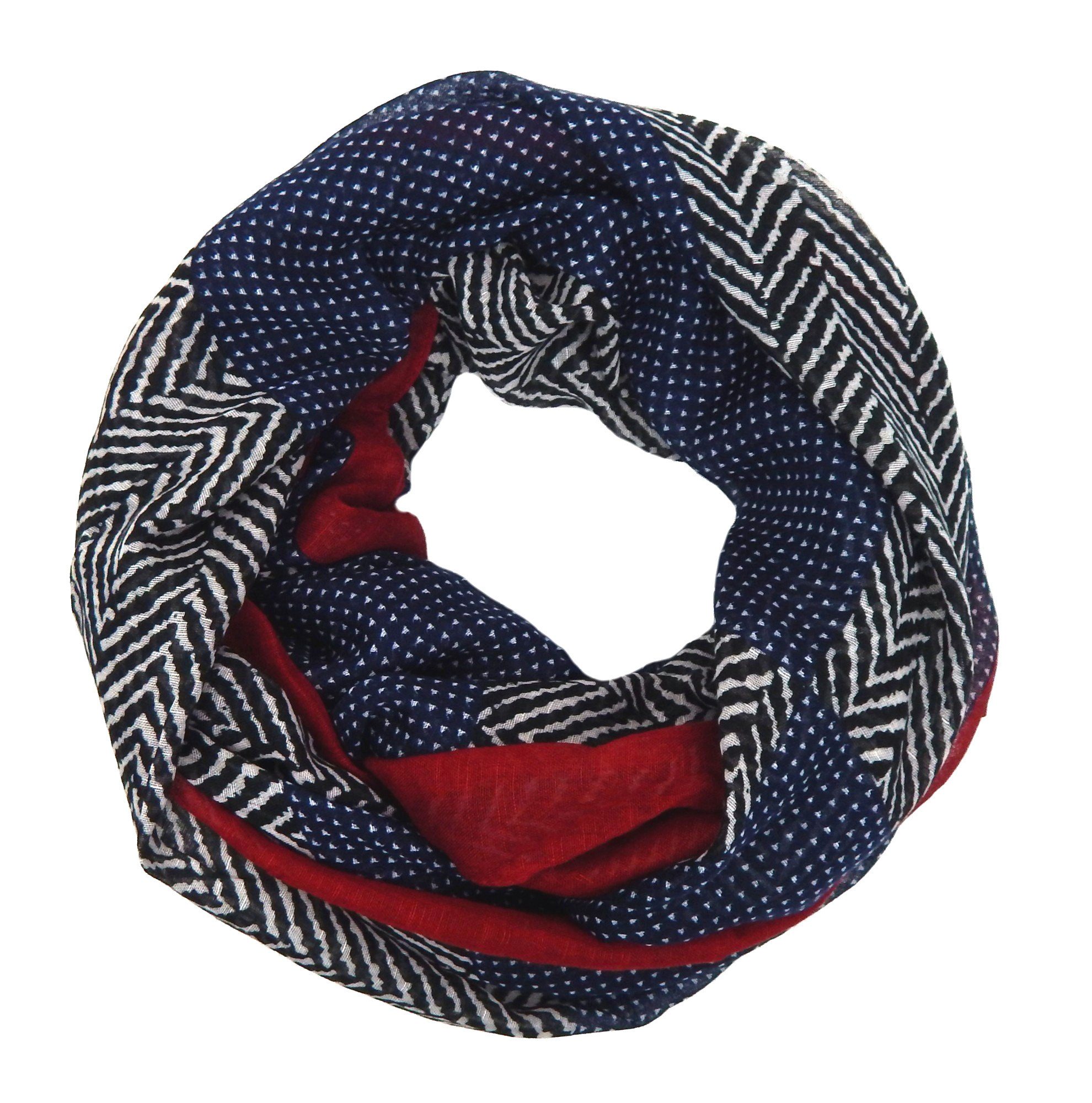 Ella Jonte Loop, mit modernem Rauten-Muster und stylishem Color-Blocking günstig online kaufen