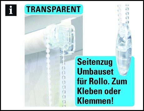GARDINIA Design-Set Easyfix Rollo, (Packung, 7-tlg), Seitenzug Umbausatz