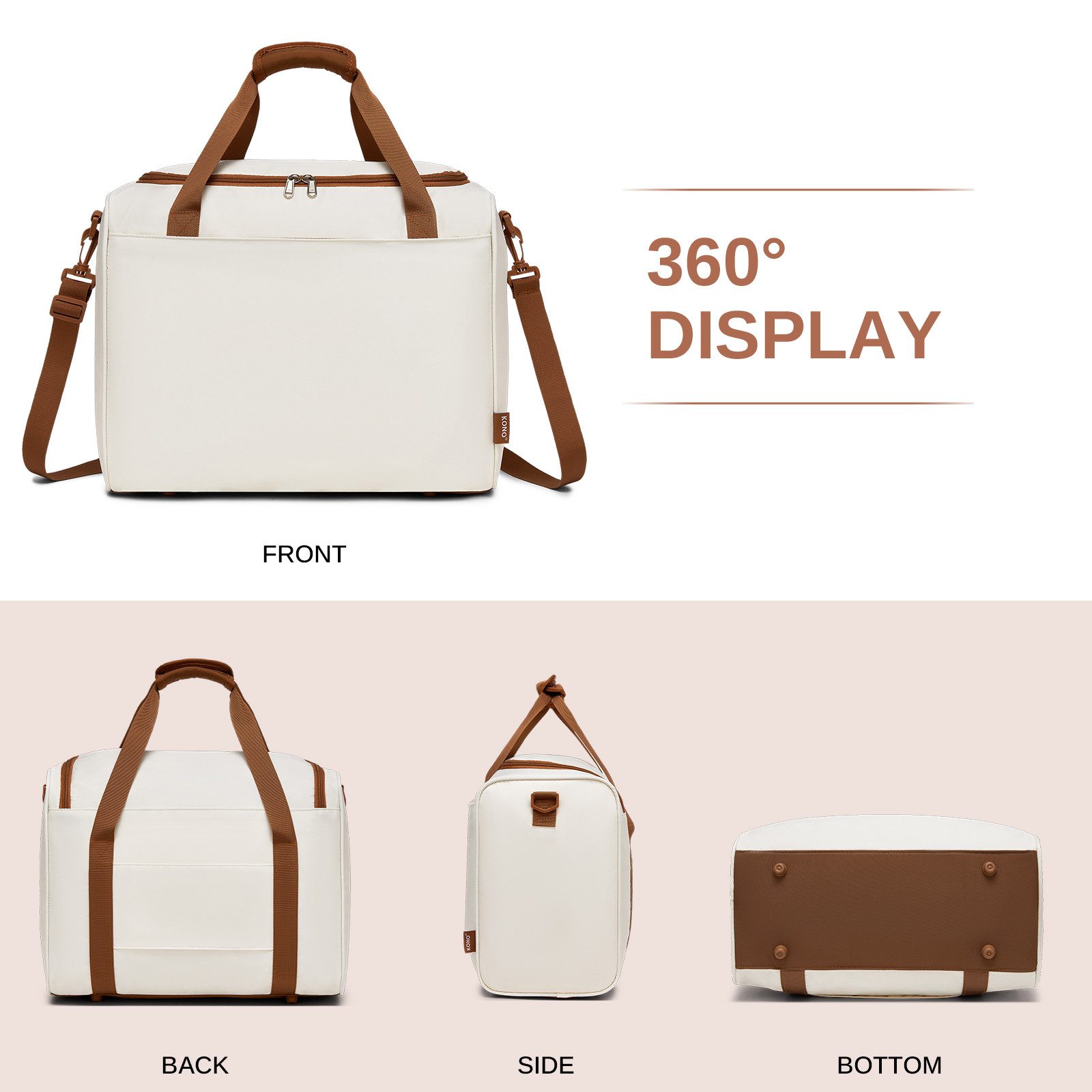 KONO Sporttasche Ryanair 40x20x25/40x30x20 Handgepäck Tasche für Flugzeug Reisetasche