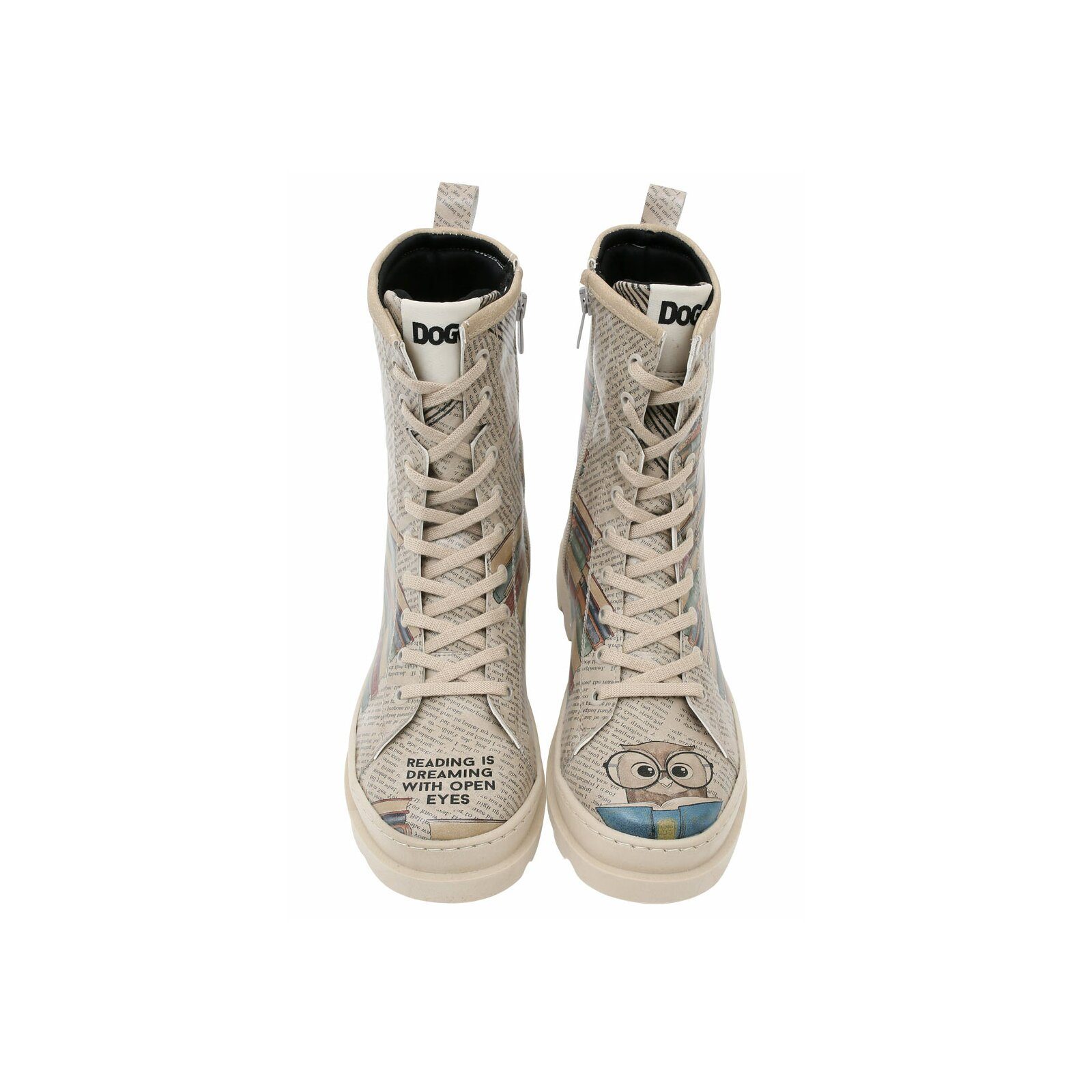 DOGO Gisele Schnürstiefel Boots The Wise Owl Damen Stiefeletten Stiefelette günstig online kaufen