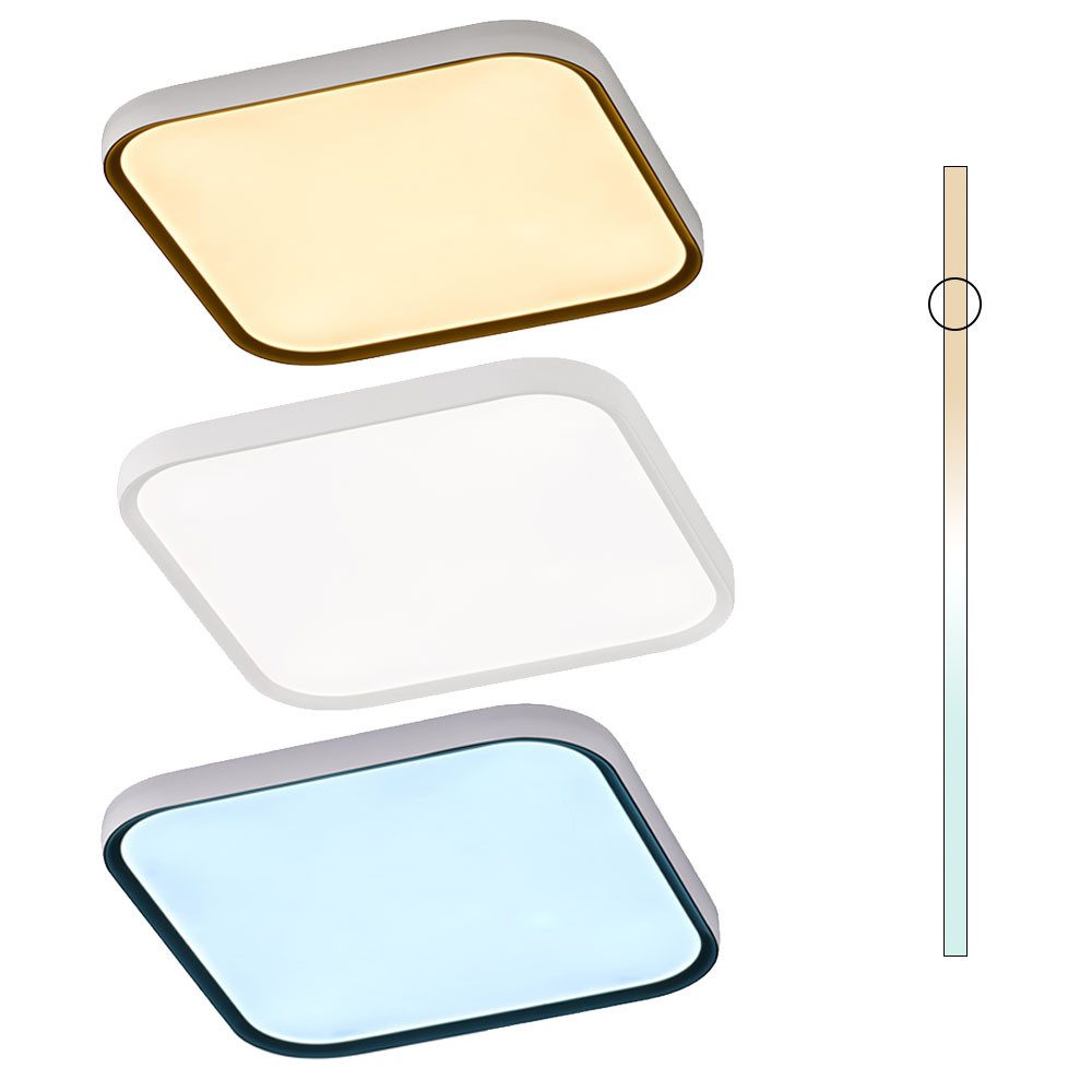 WOFI LED Deckenleuchte, LED-Leuchtmittel fest verbaut, Warmweiß, Neutralwei günstig online kaufen