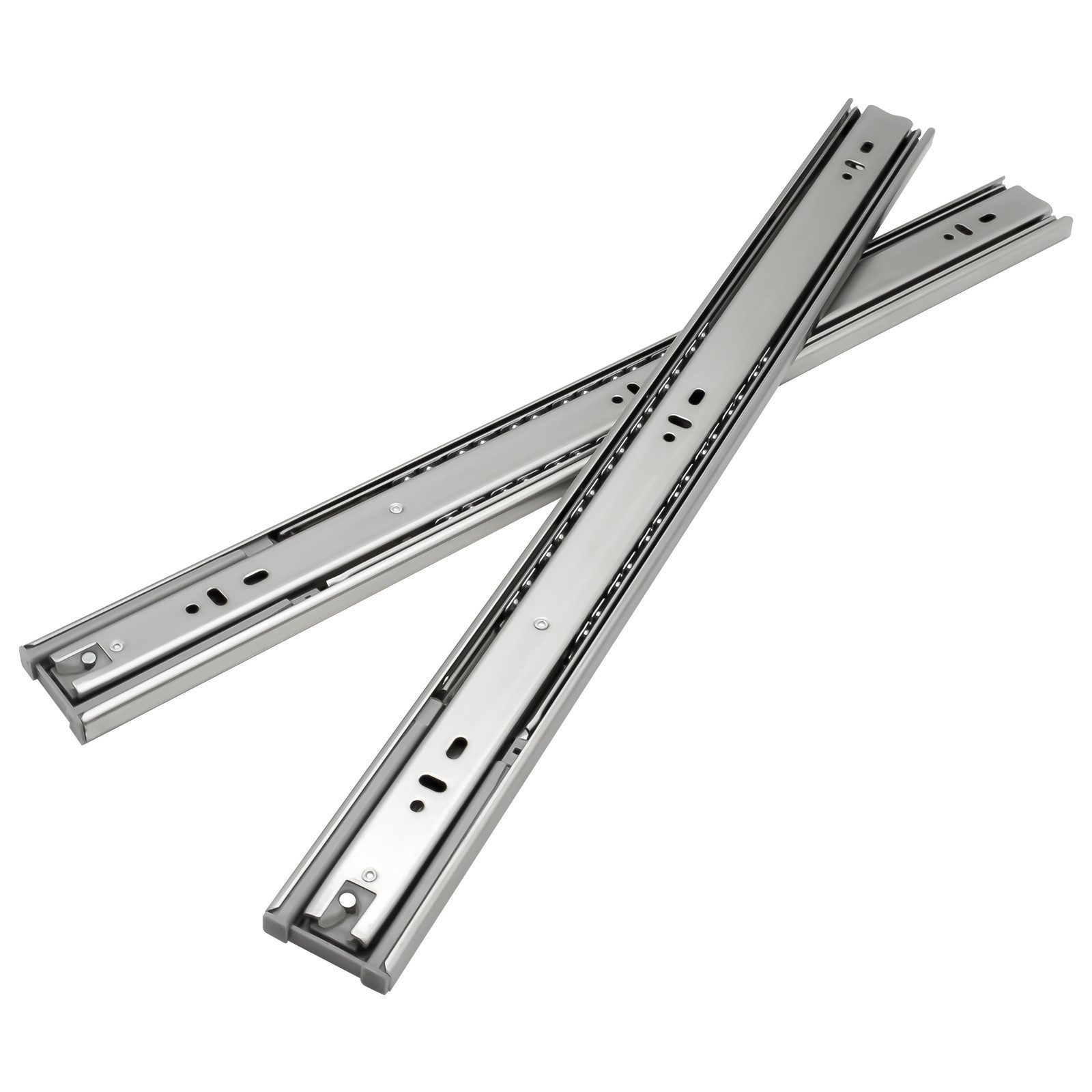 Clanmacy Schubkasten 1-10Paar Schubladenschienen Auszug 35kg/45kg Vollauszüge Soft Close (2 St)